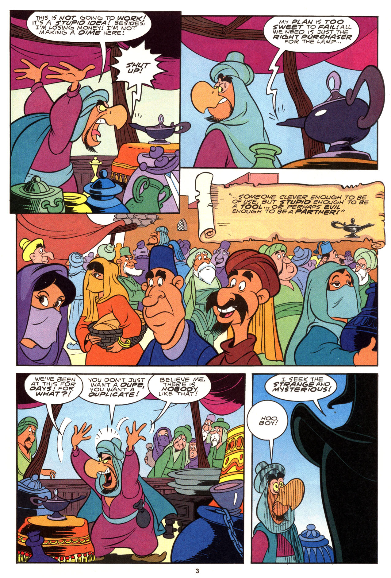 Read online The Return of Disney's Aladdin comic -  Issue #2 - 5