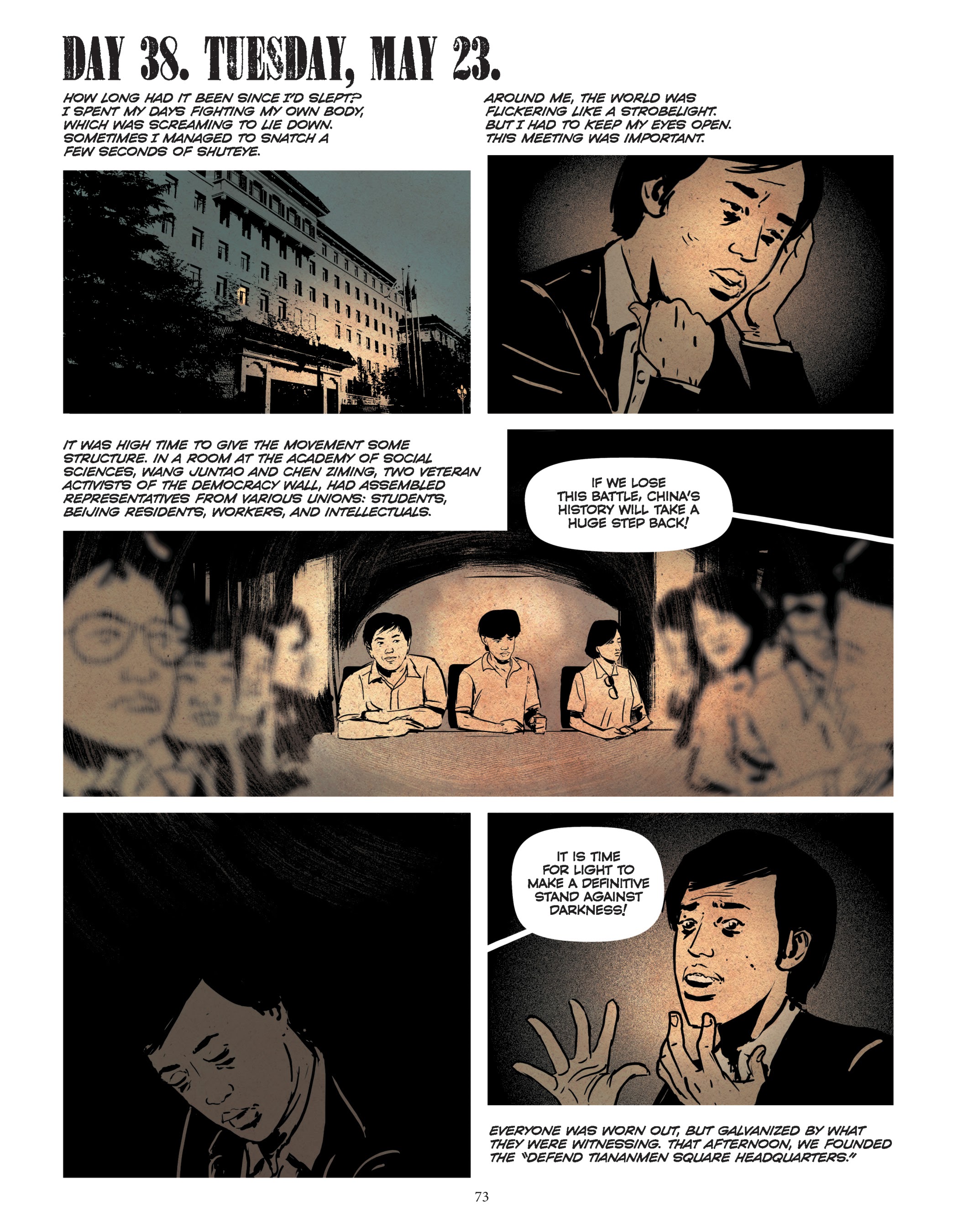 Read online Tiananmen 1989: Our Shattered Hopes comic -  Issue # TPB - 76