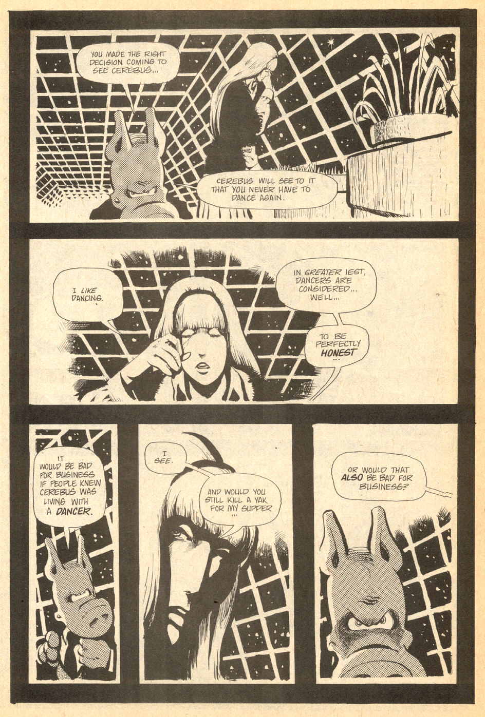 Read online Cerebus comic -  Issue #36 - 9