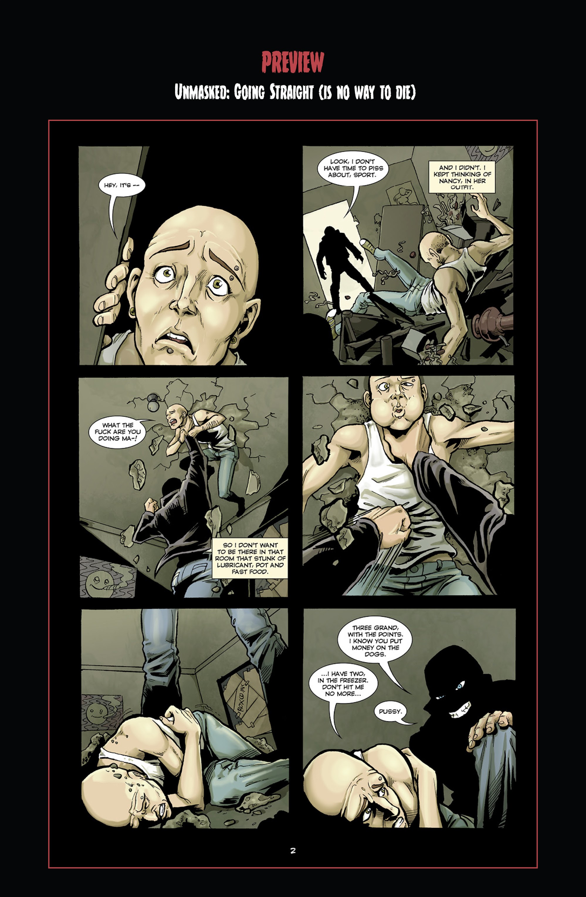 Read online Unmasked: Caddy Full of Blood comic -  Issue # Full - 40