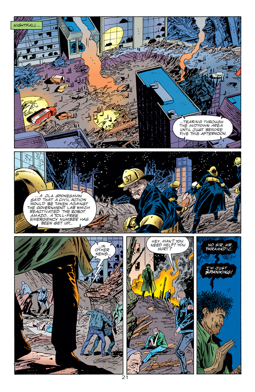 Read online Resurrection Man (1997) comic -  Issue #2 - 17
