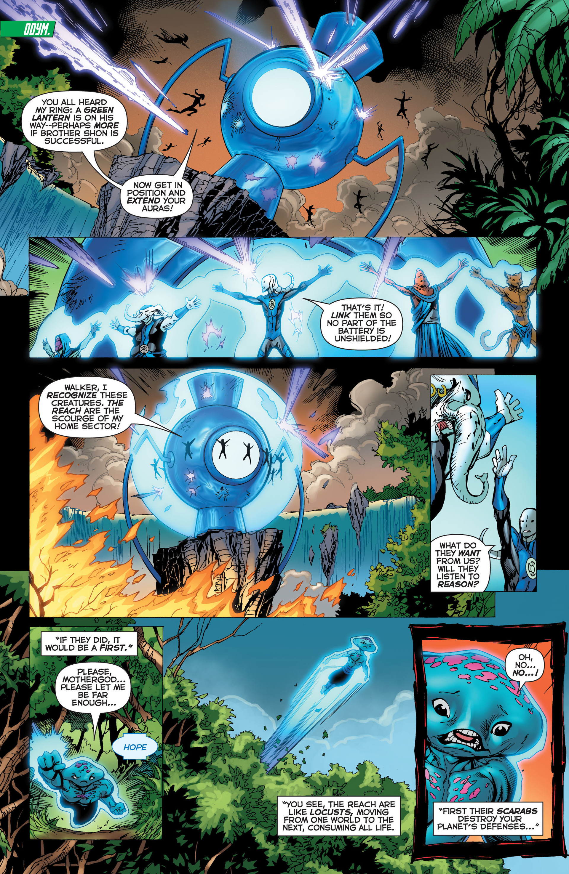 Read online Green Lantern: New Guardians comic -  Issue #9 - 15