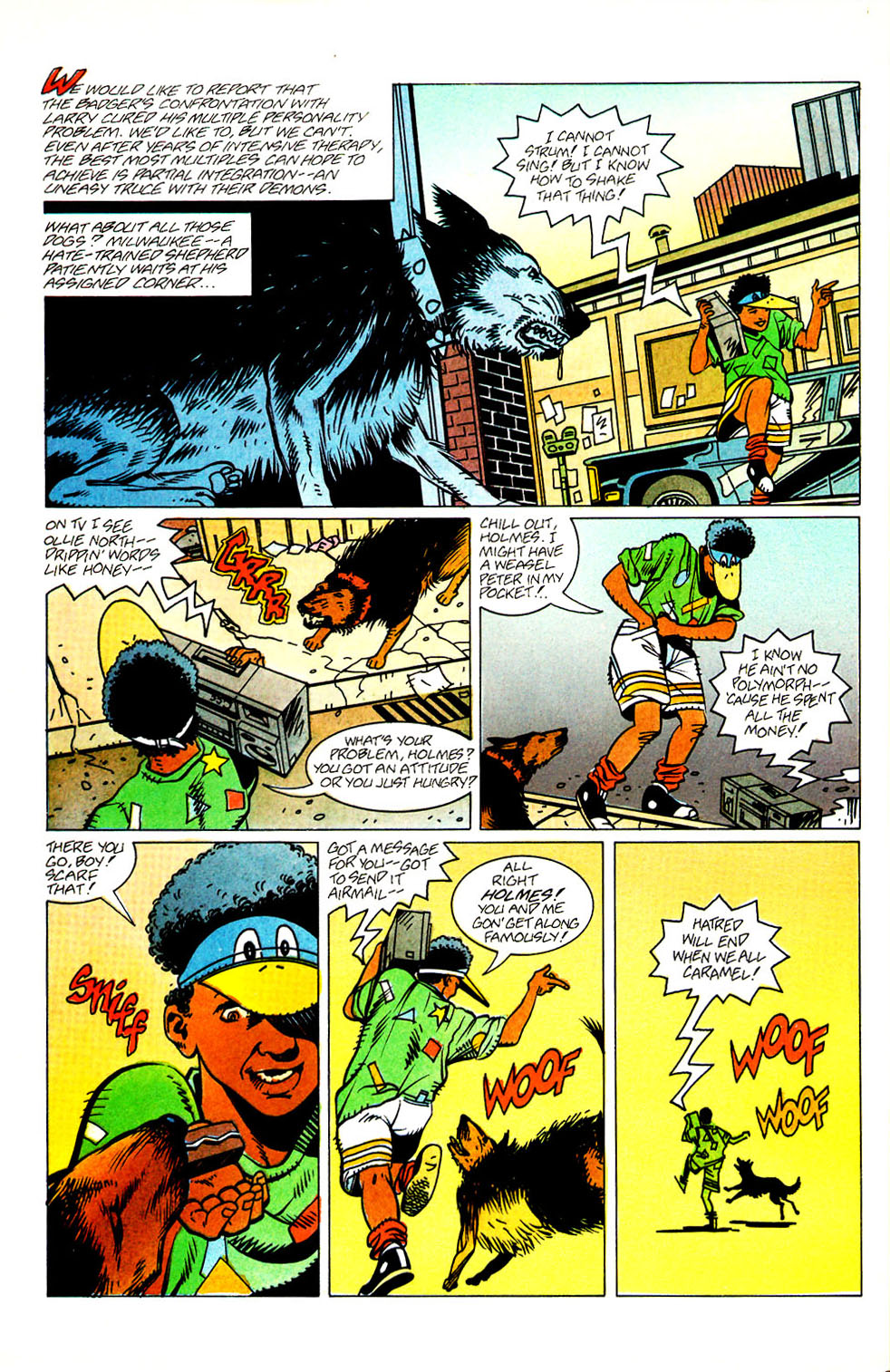 Read online Badger Goes Berserk! comic -  Issue #4 - 28