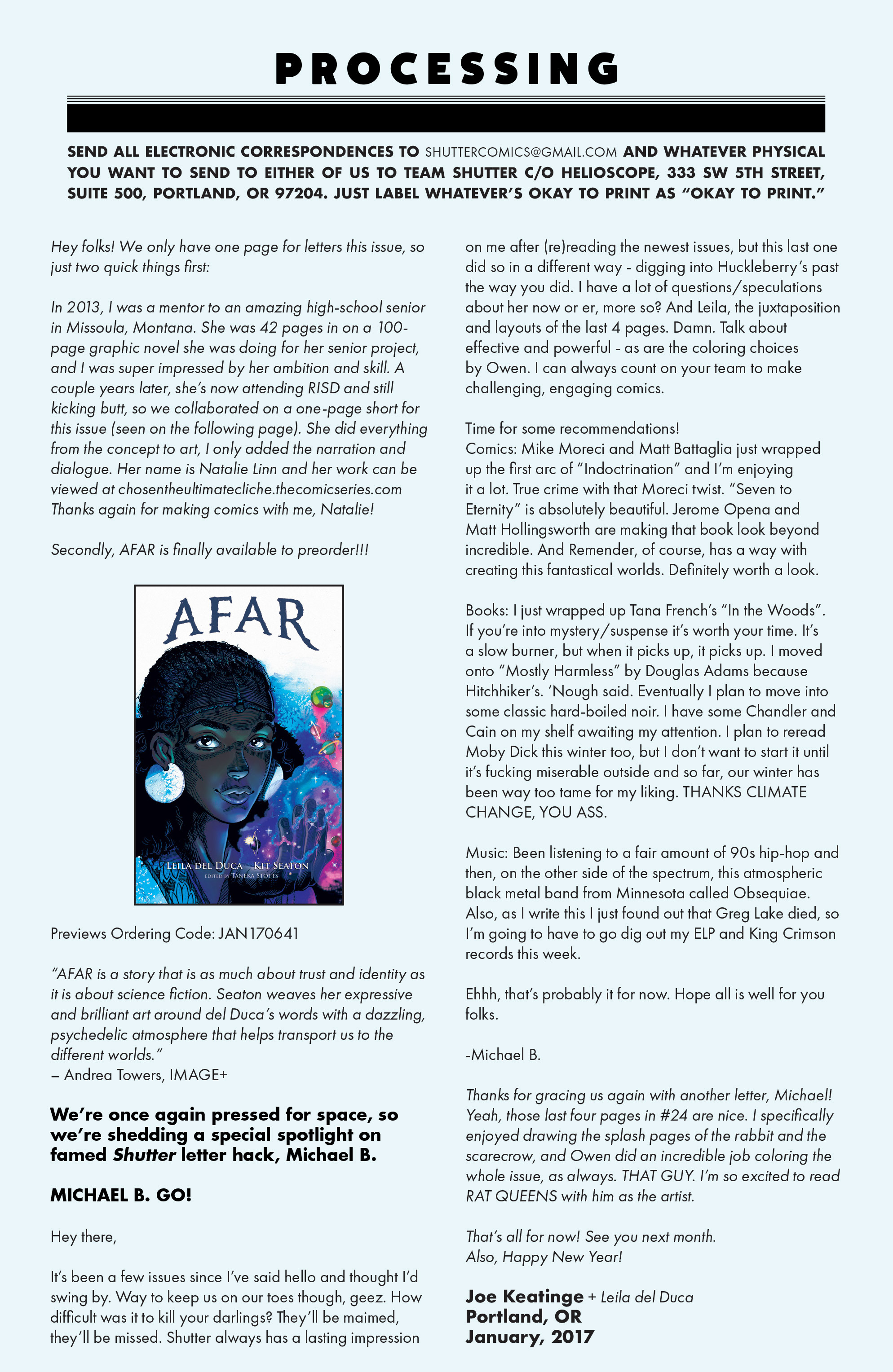Read online Shutter comic -  Issue #26 - 22