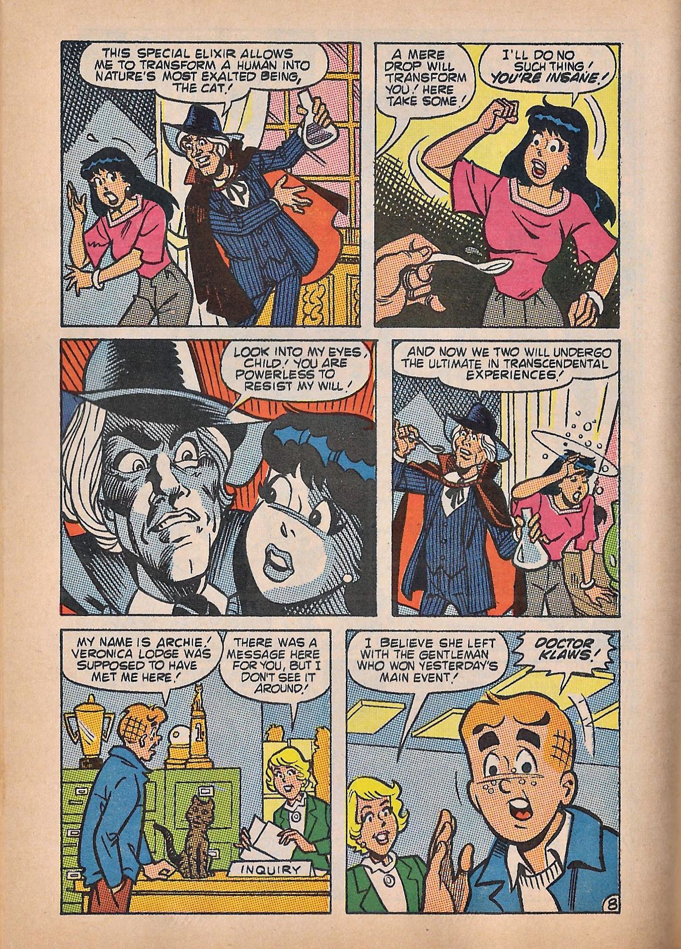 Read online Betty and Veronica Annual Digest Magazine comic -  Issue #6 - 110