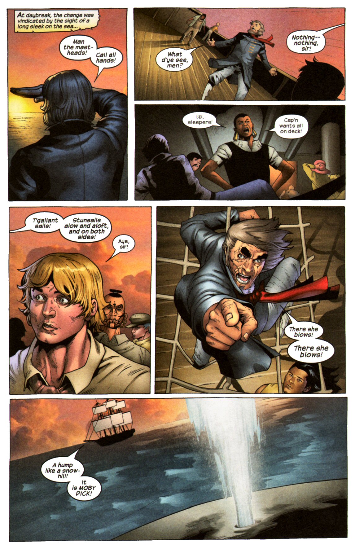 Read online Marvel Illustrated: Moby Dick comic -  Issue # TPB - 97
