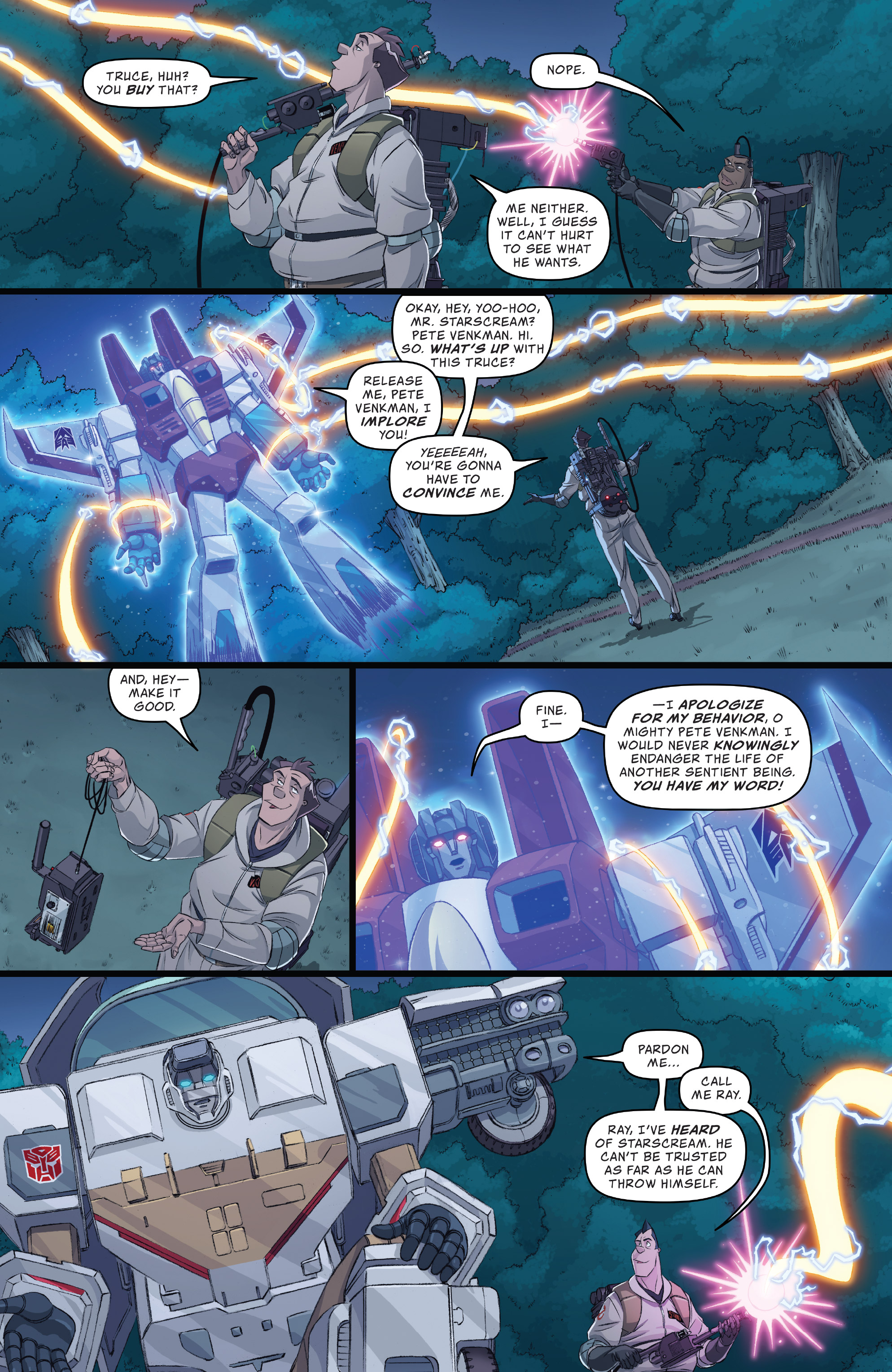 Read online Transformers/Ghostbusters comic -  Issue #2 - 10