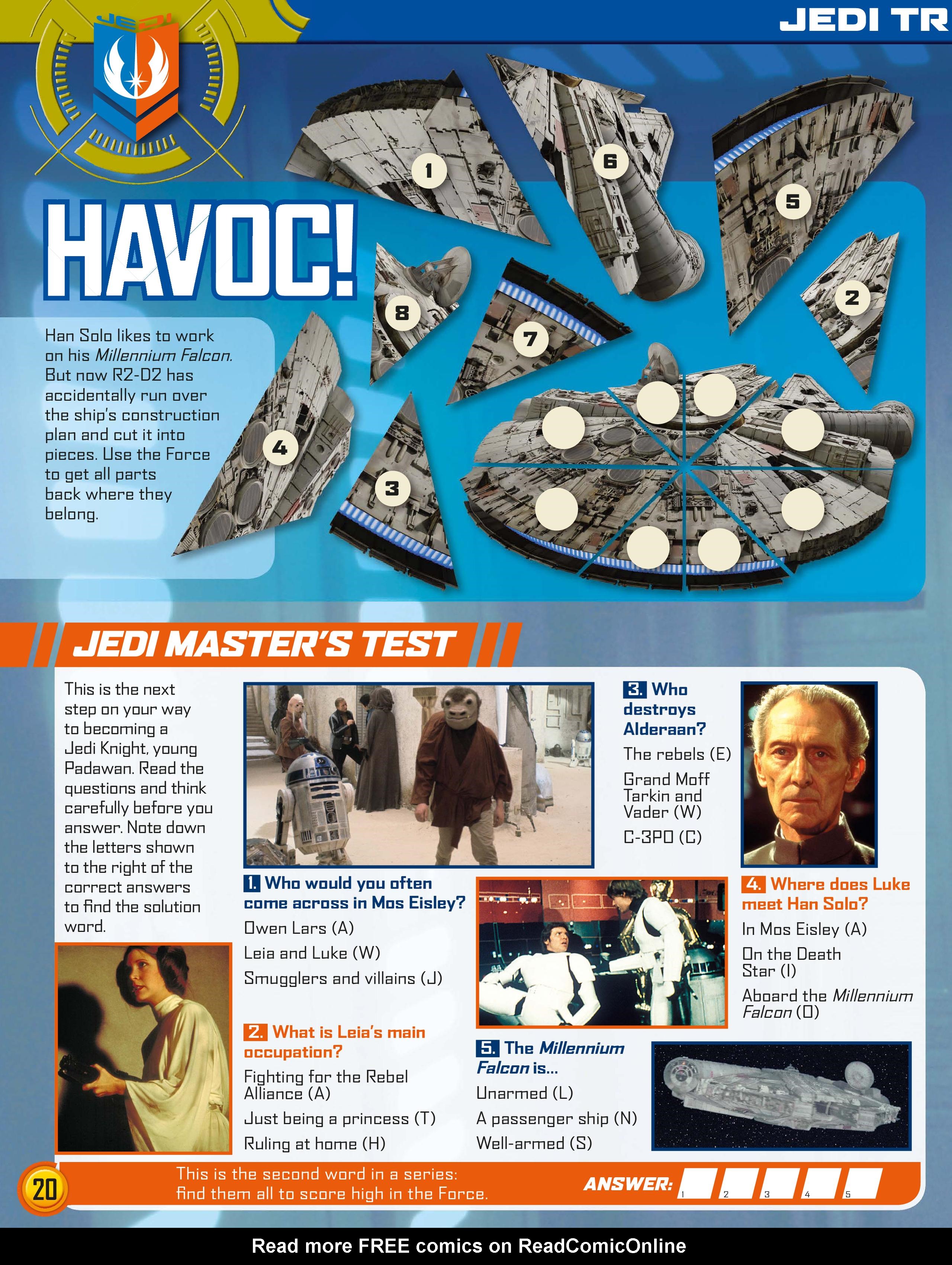 Read online Star Wars Jedi Master Magazine comic -  Issue #4 - 20