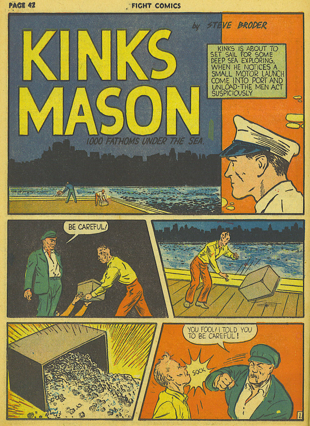 Read online Fight Comics comic -  Issue #6 - 44