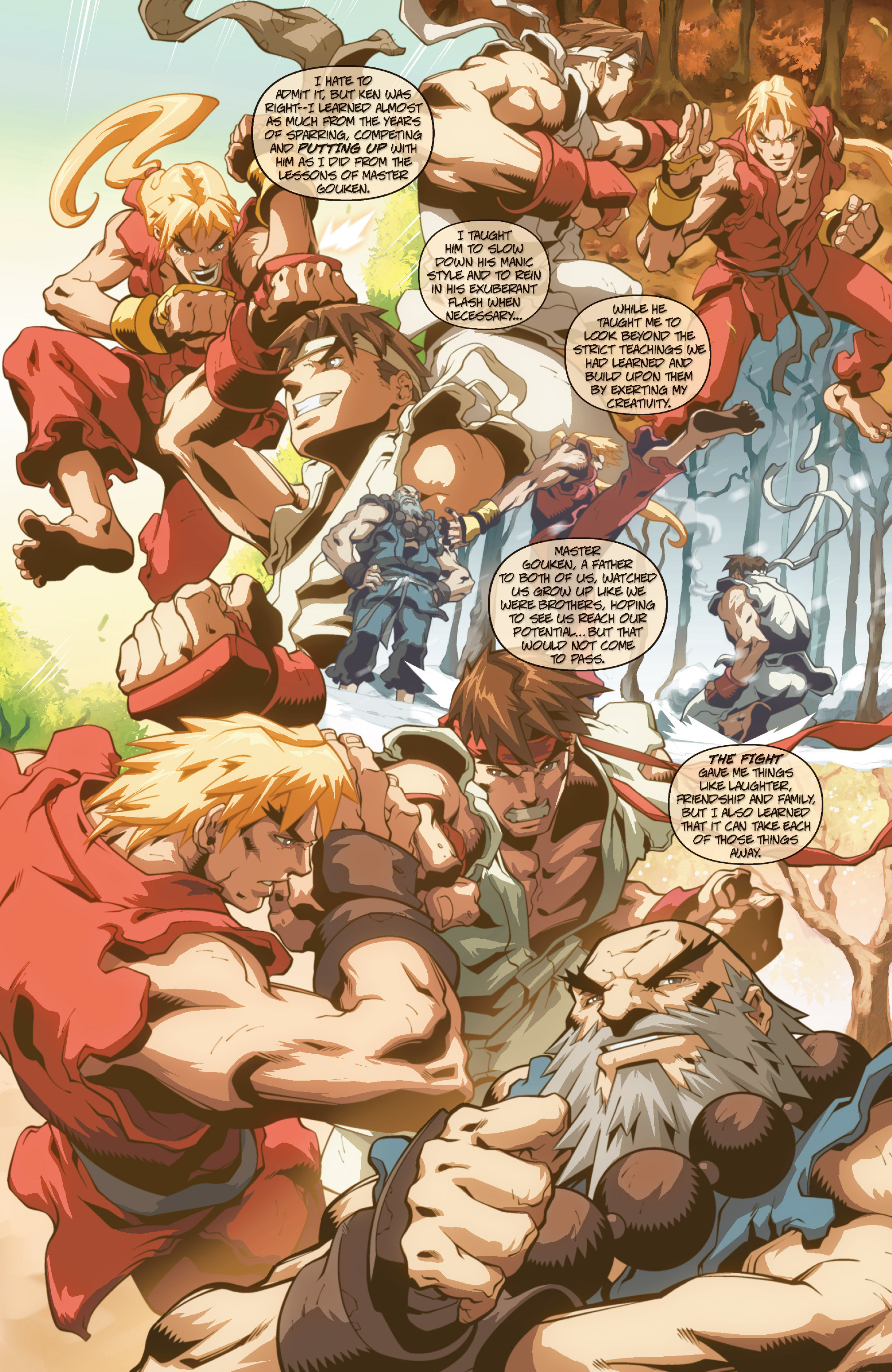 Read online Street Fighter II comic -  Issue #0 - 9