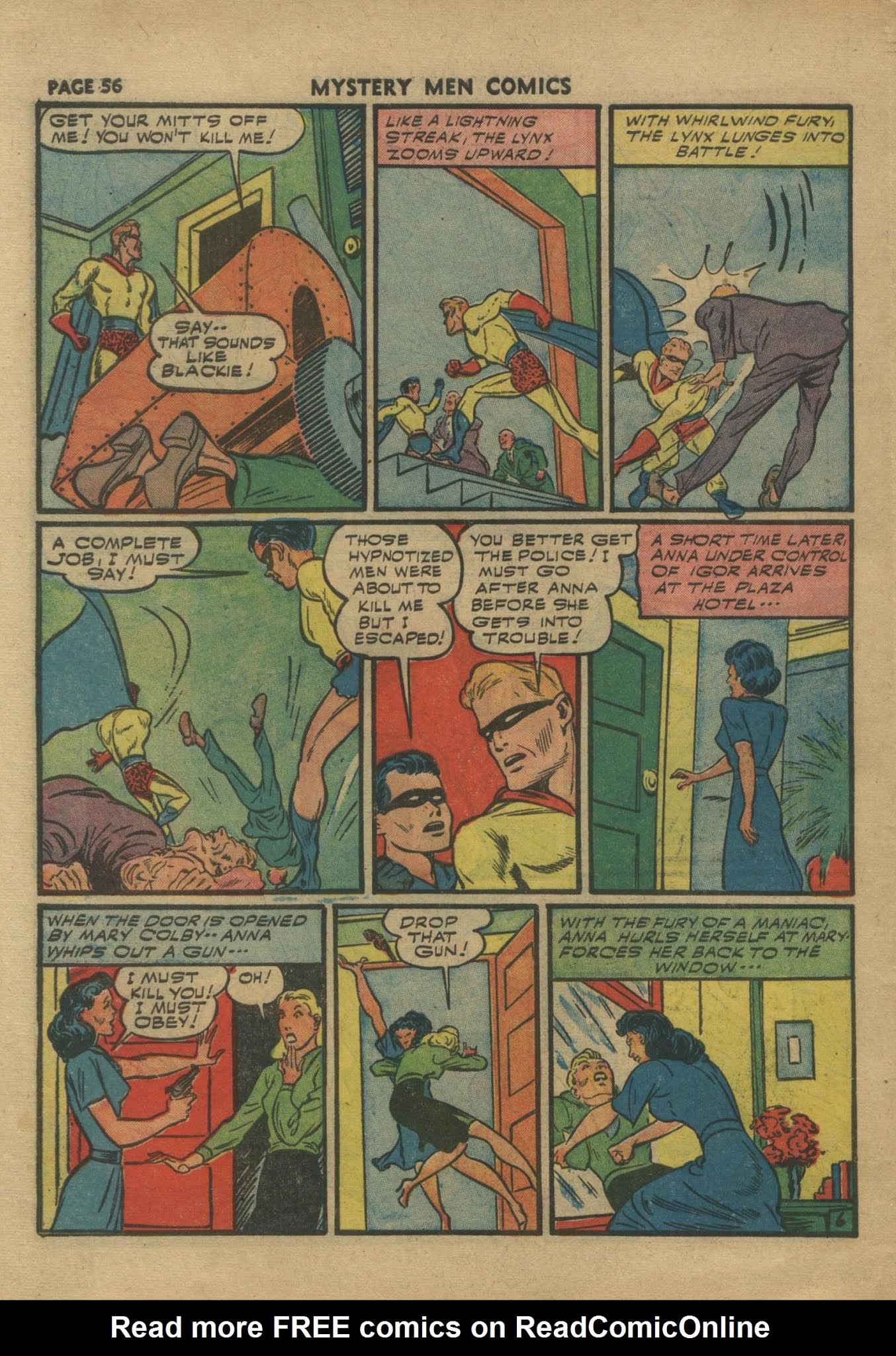 Read online Mystery Men Comics comic -  Issue #30 - 58