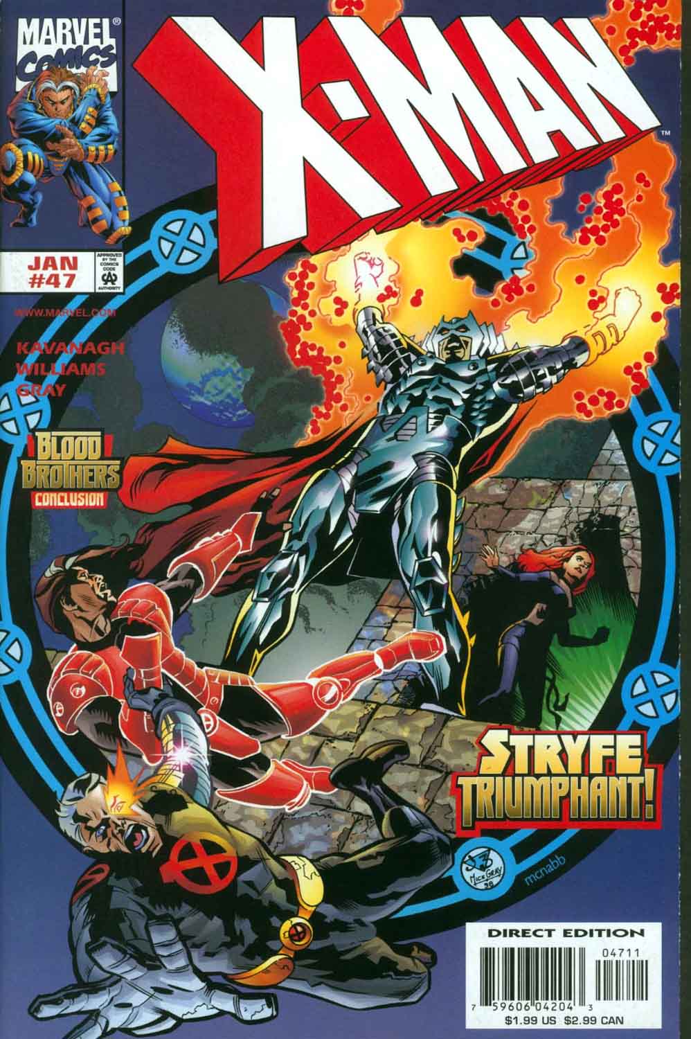 Read online X-Man comic -  Issue #47 - 1