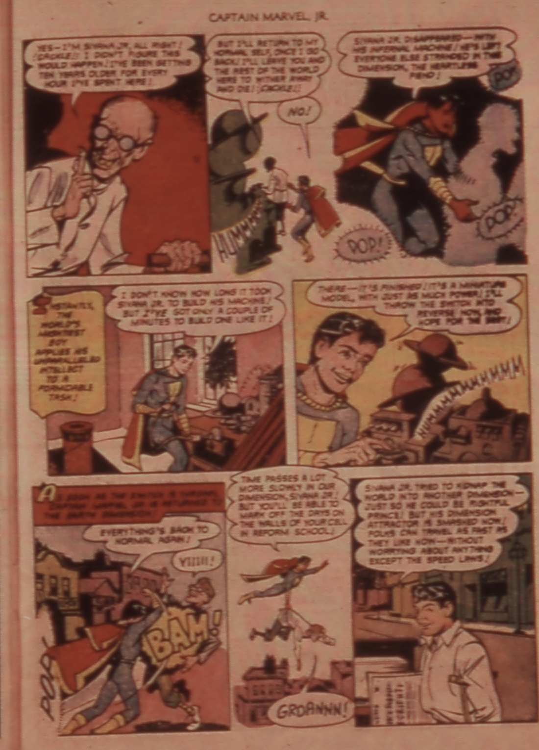 Read online Captain Marvel, Jr. comic -  Issue #112 - 33