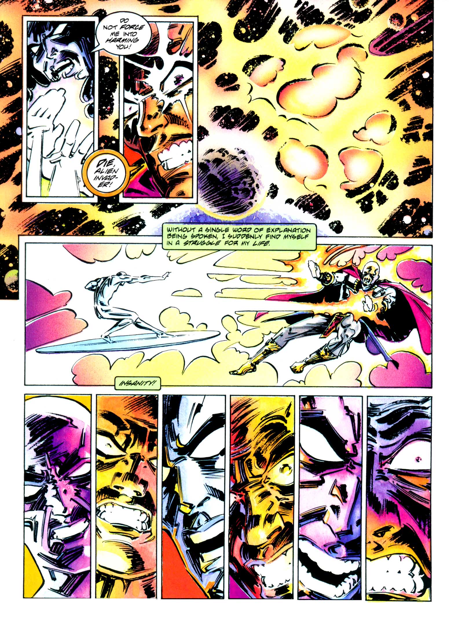 Read online Marvel Graphic Novel comic -  Issue #71 - Silver Surfer - Homecoming - 37