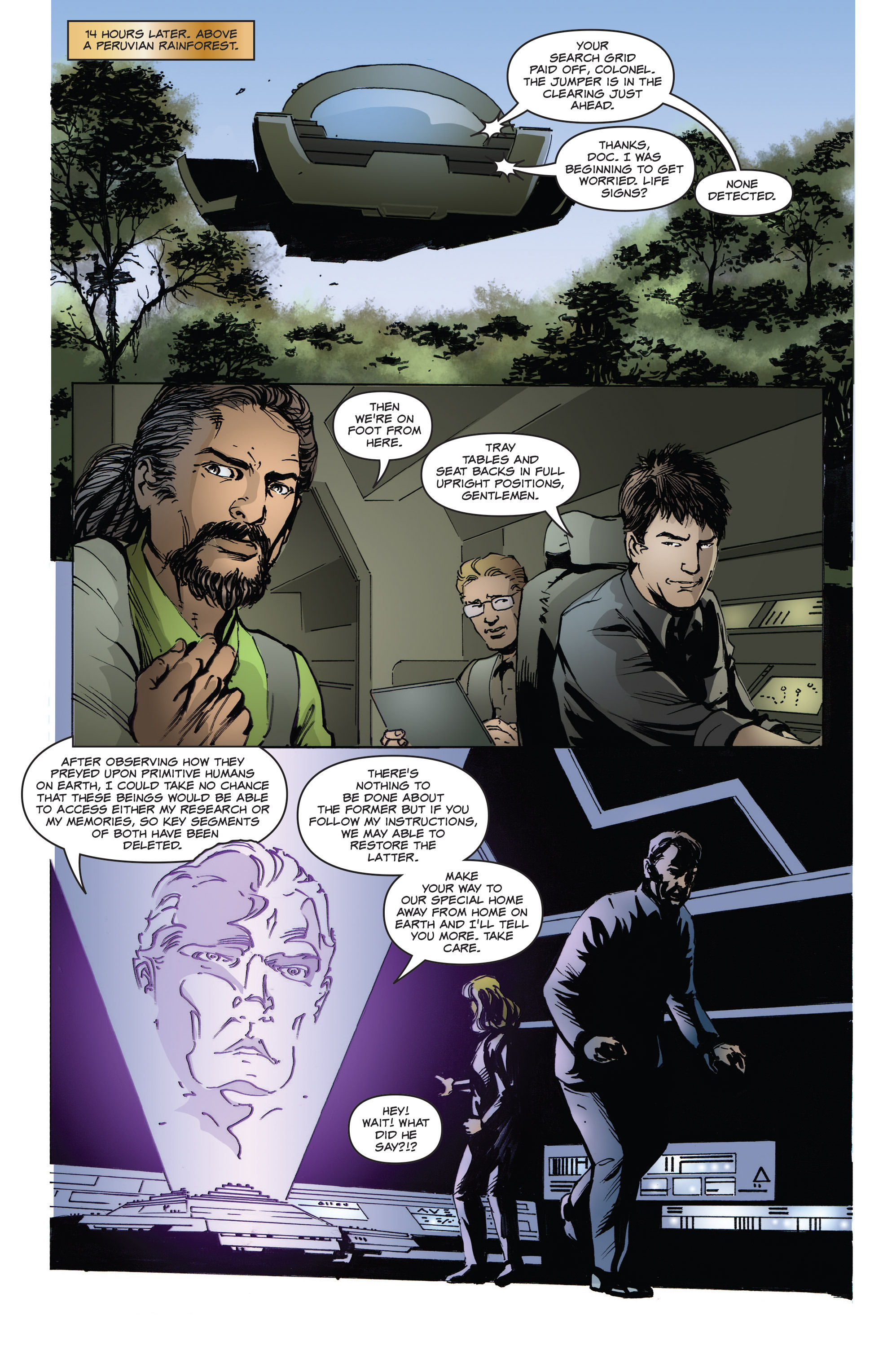 Read online Stargate Atlantis Back to Pegasus comic -  Issue #3 - 13