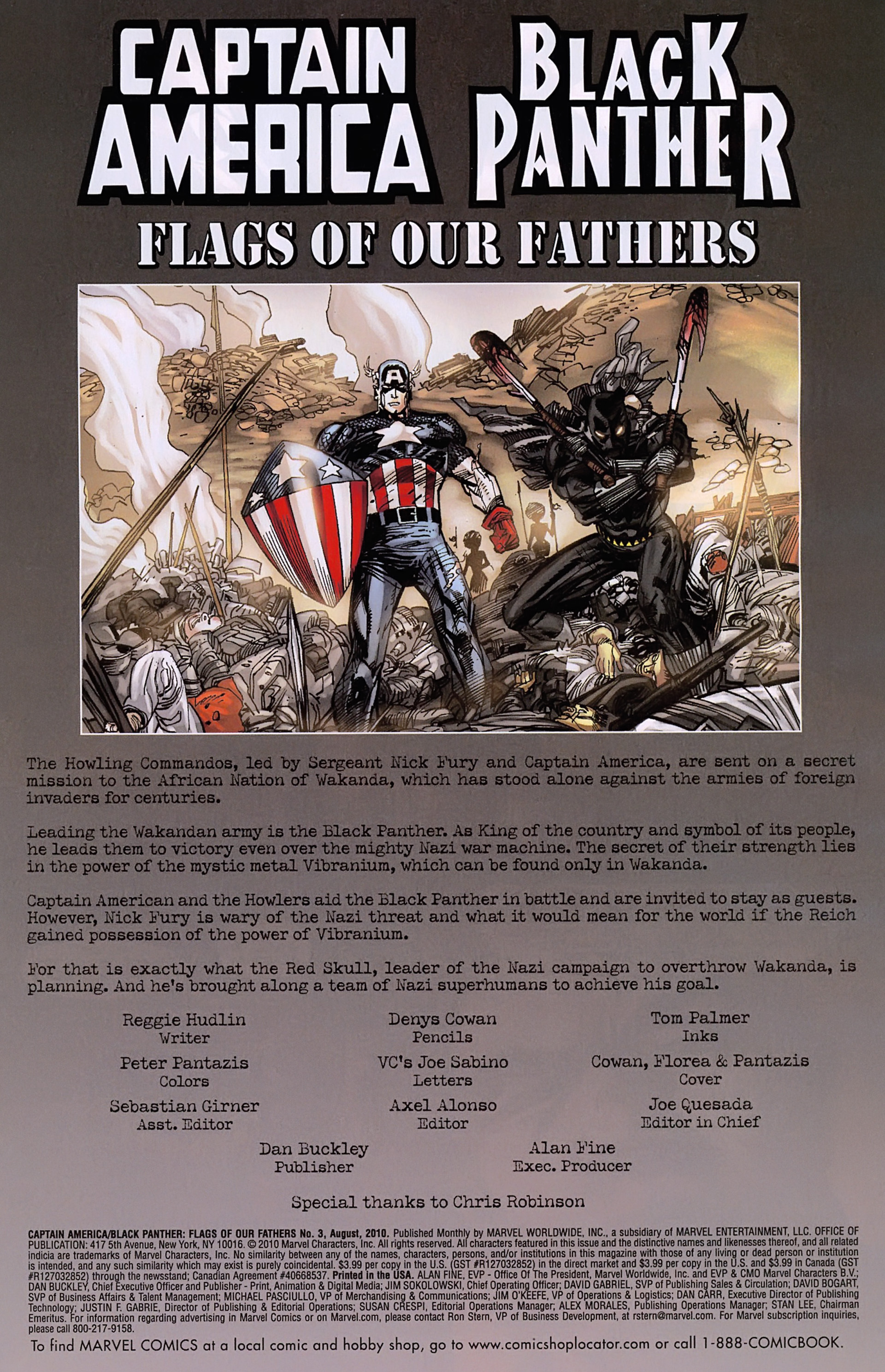 Black Panther/Captain America: Flags Of Our Fathers 3 Page 1