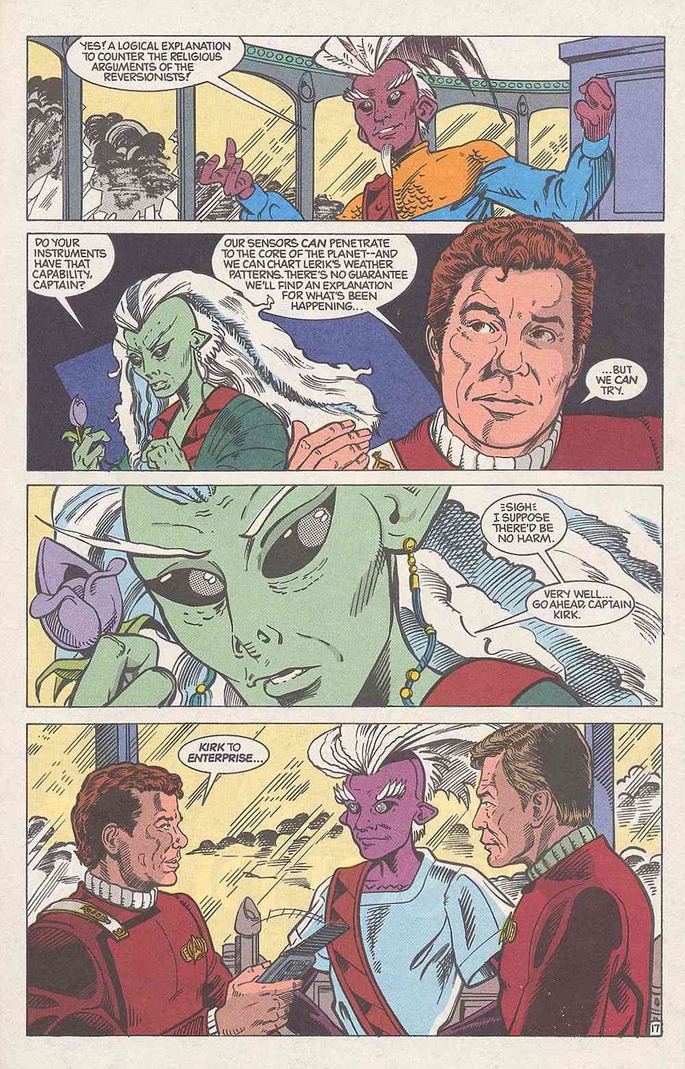 Read online Star Trek (1989) comic -  Issue #20 - 20