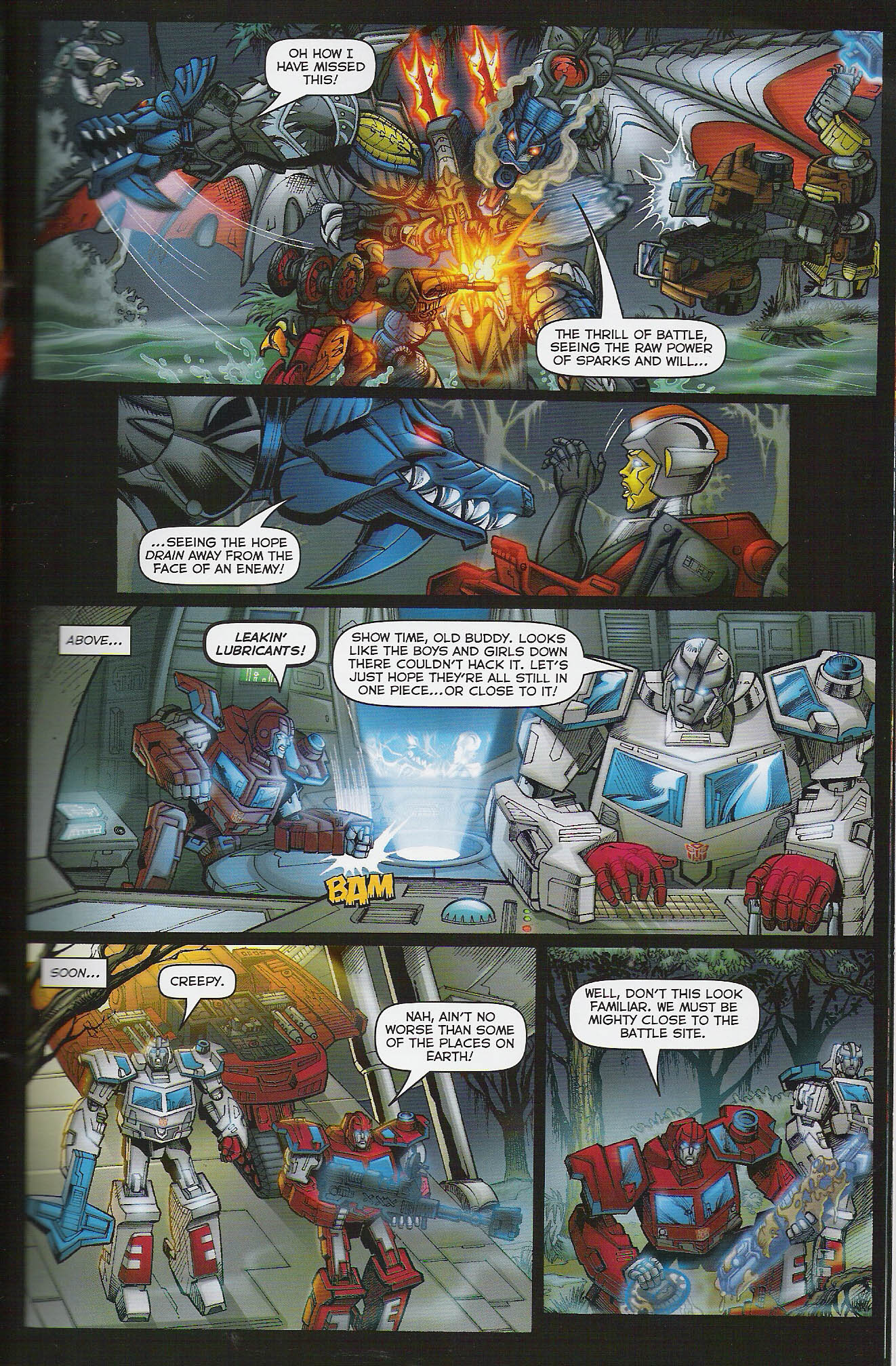 Read online Transformers: Timelines comic -  Issue #0 Descent Into Evil - 9