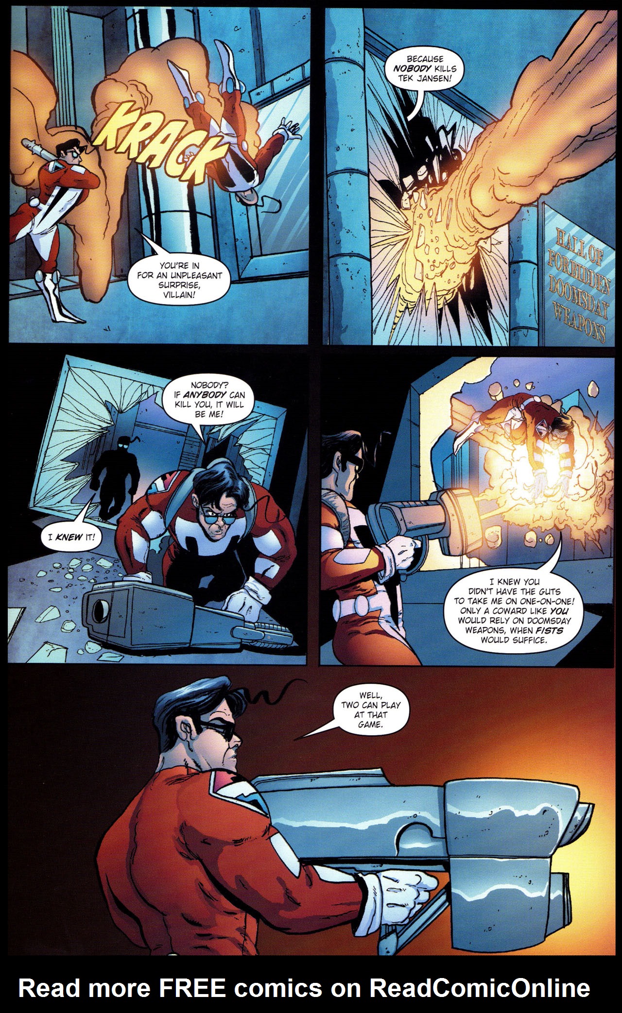 Read online Stephen Colbert's Tek Jansen comic -  Issue #4 - 13