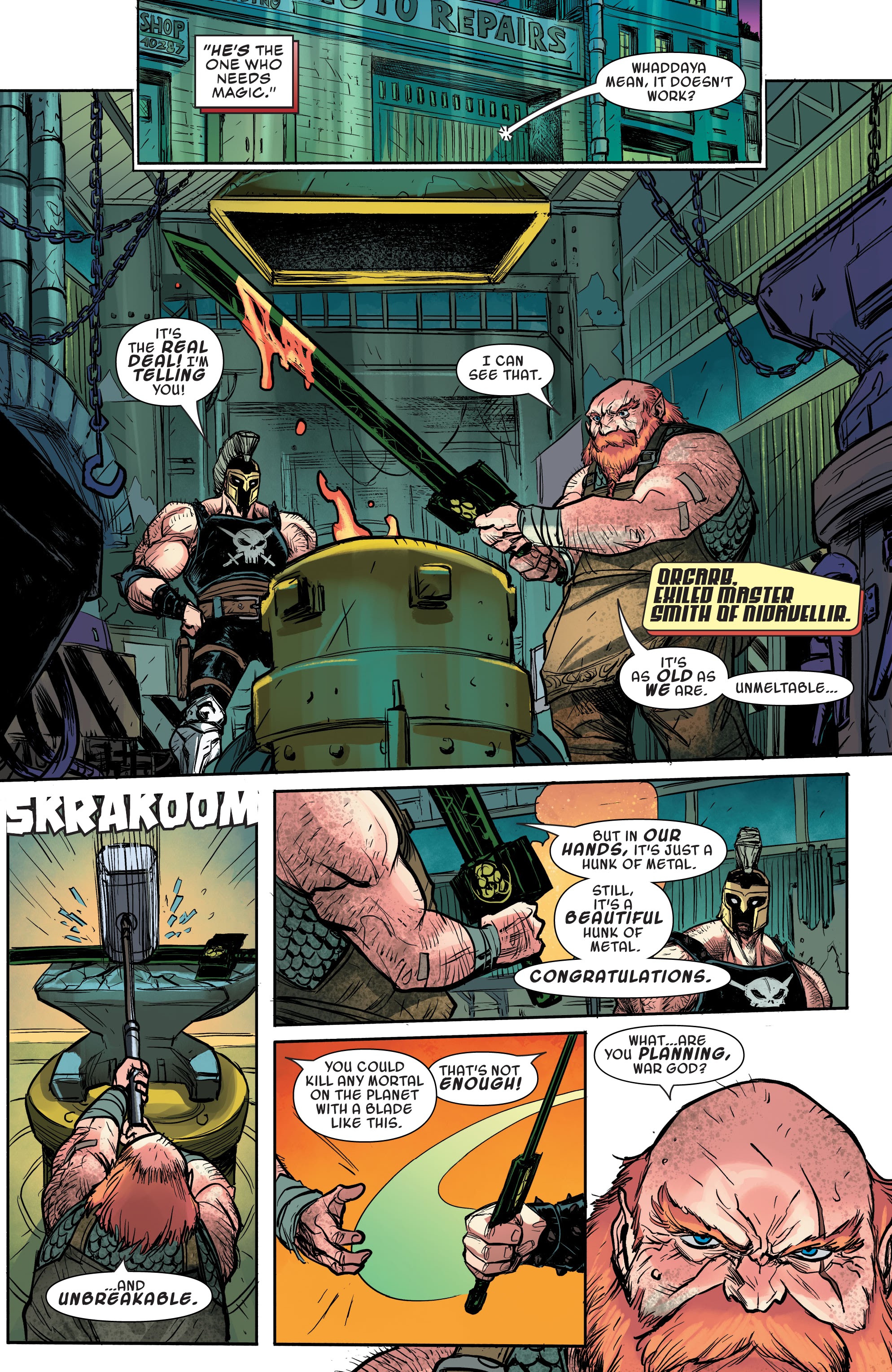 Read online Aero & Sword Master: Origins And Odysseys comic -  Issue # TPB - 94