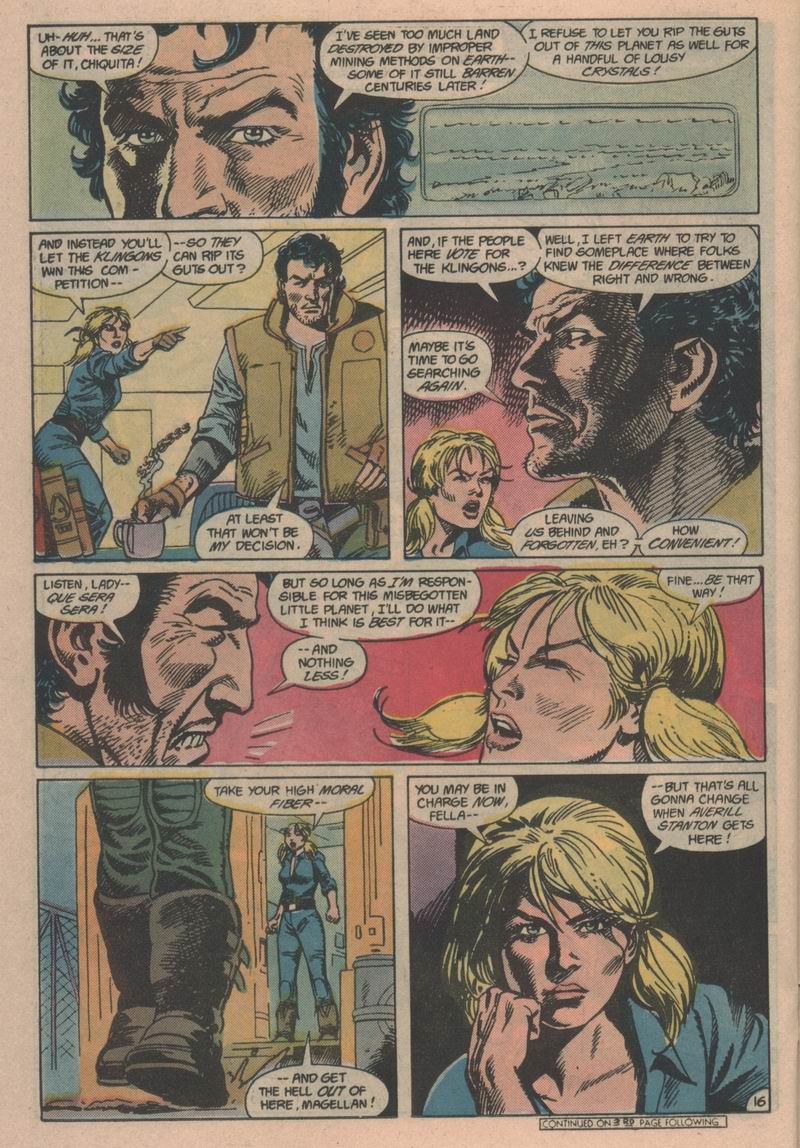 Read online Star Trek (1984) comic -  Issue #31 - 17