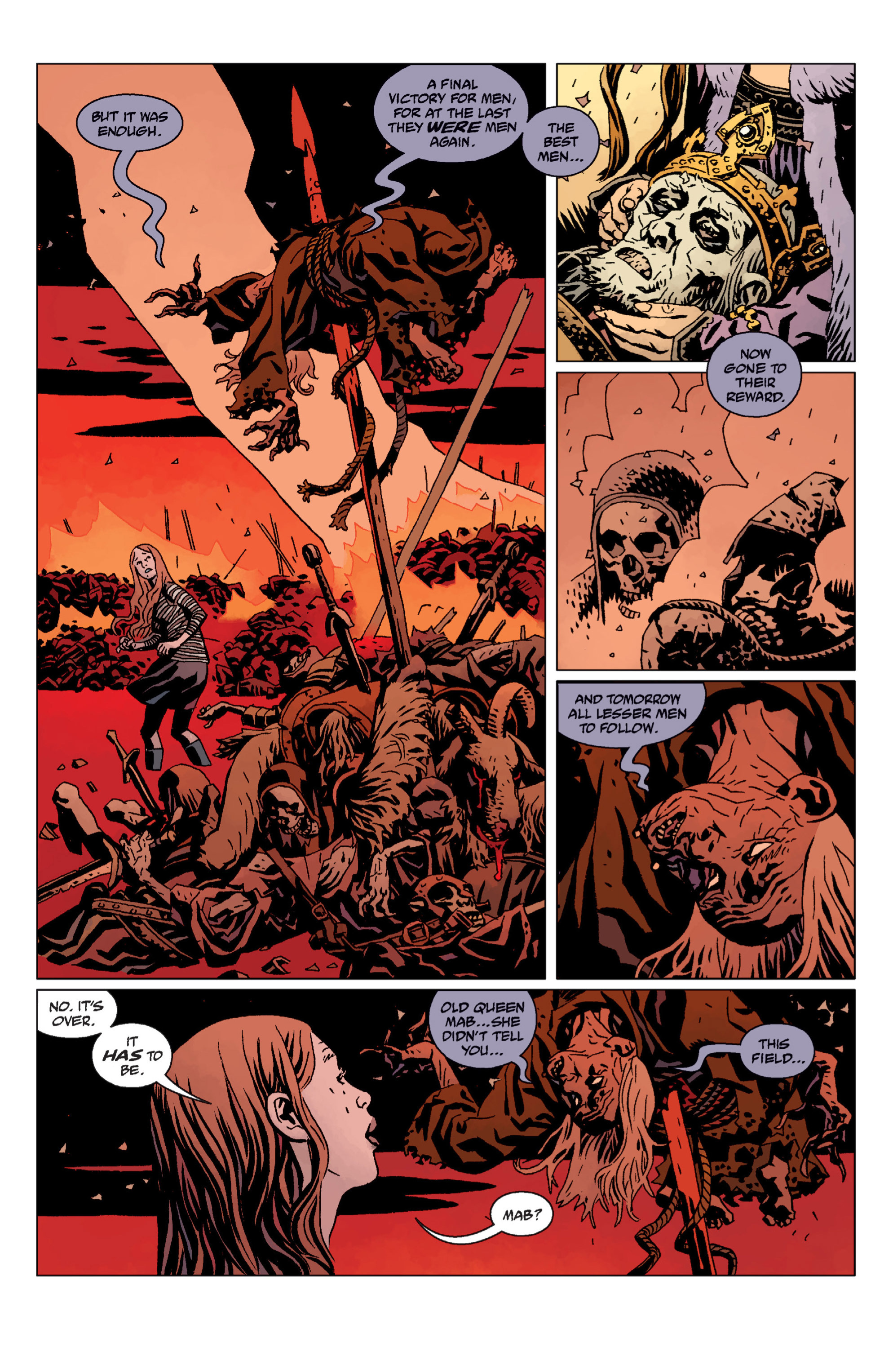 Read online Hellboy comic -  Issue #12 - 135