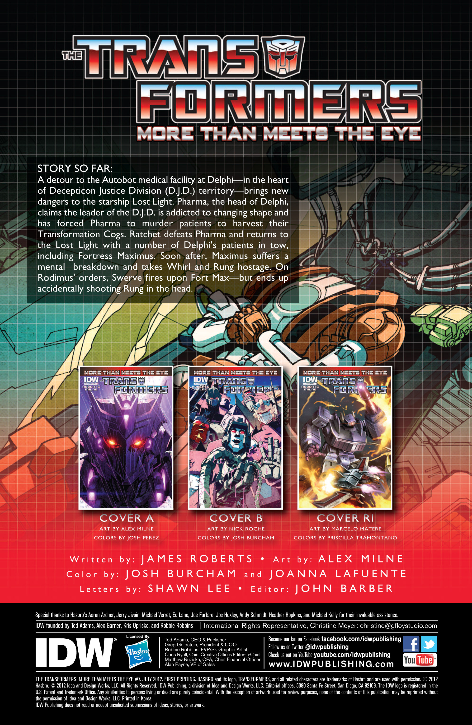 Read online The Transformers: More Than Meets The Eye comic -  Issue #7 - 2