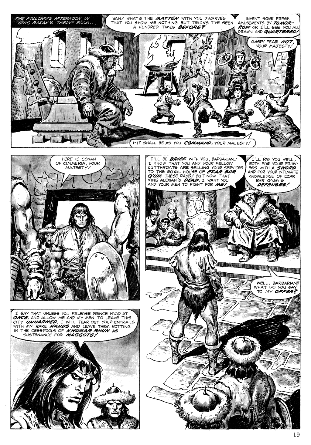Read online The Savage Sword Of Conan comic -  Issue #71 - 19