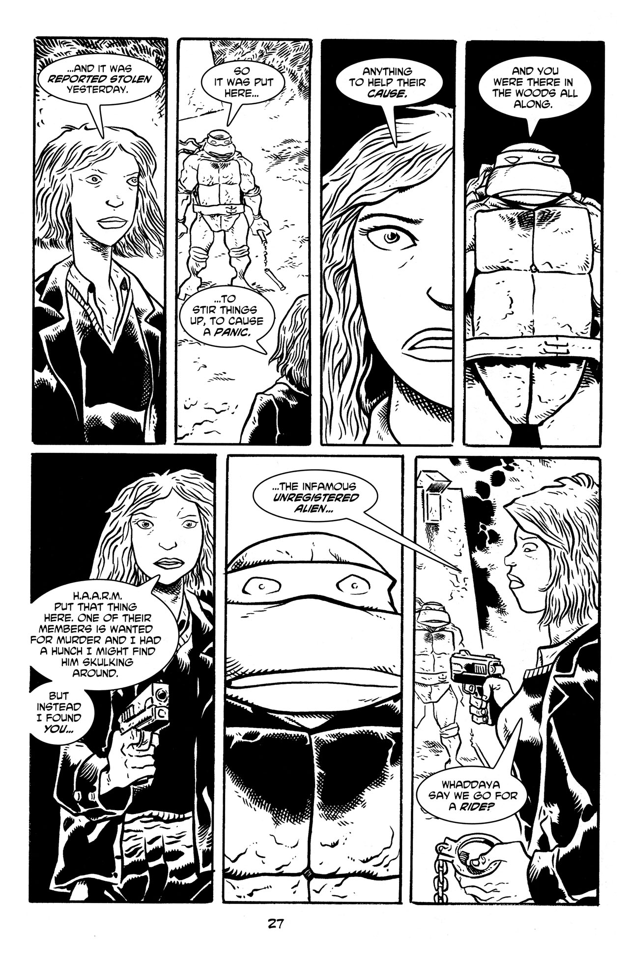 Read online Michelangelo The Third Kind comic -  Issue #3 - 29