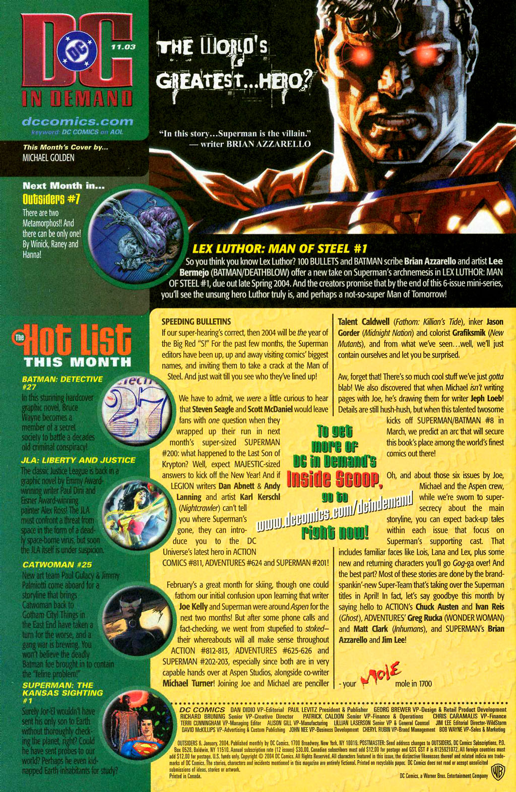 Read online Outsiders (2003) comic -  Issue #6 - 24