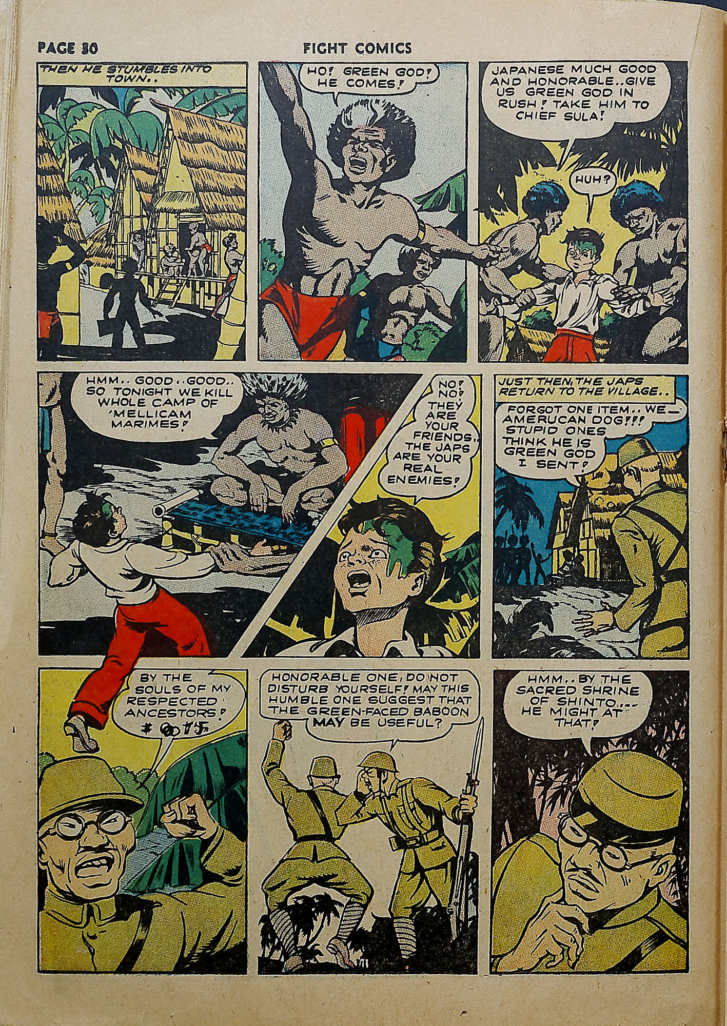 Read online Fight Comics comic -  Issue #25 - 32