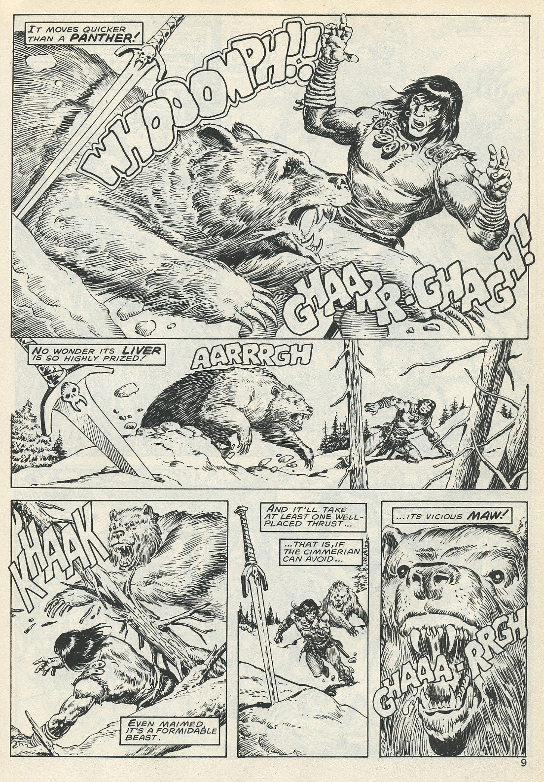 Read online The Savage Sword Of Conan comic -  Issue #132 - 9