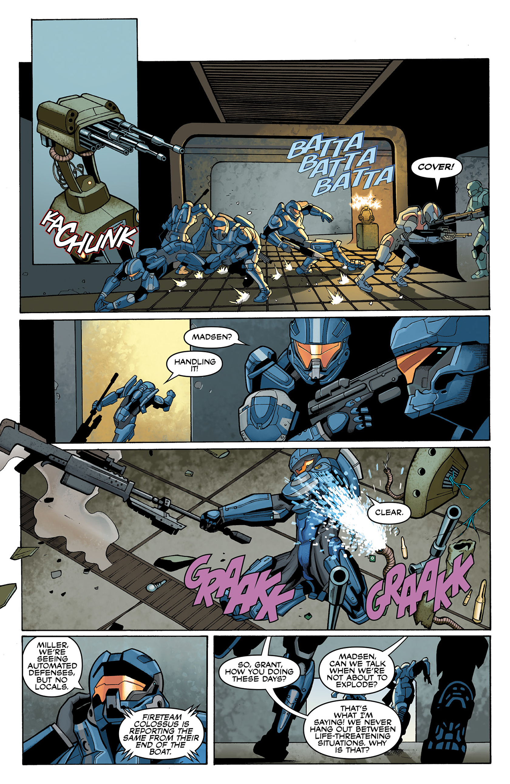 Read online Halo: Escalation comic -  Issue #4 - 18