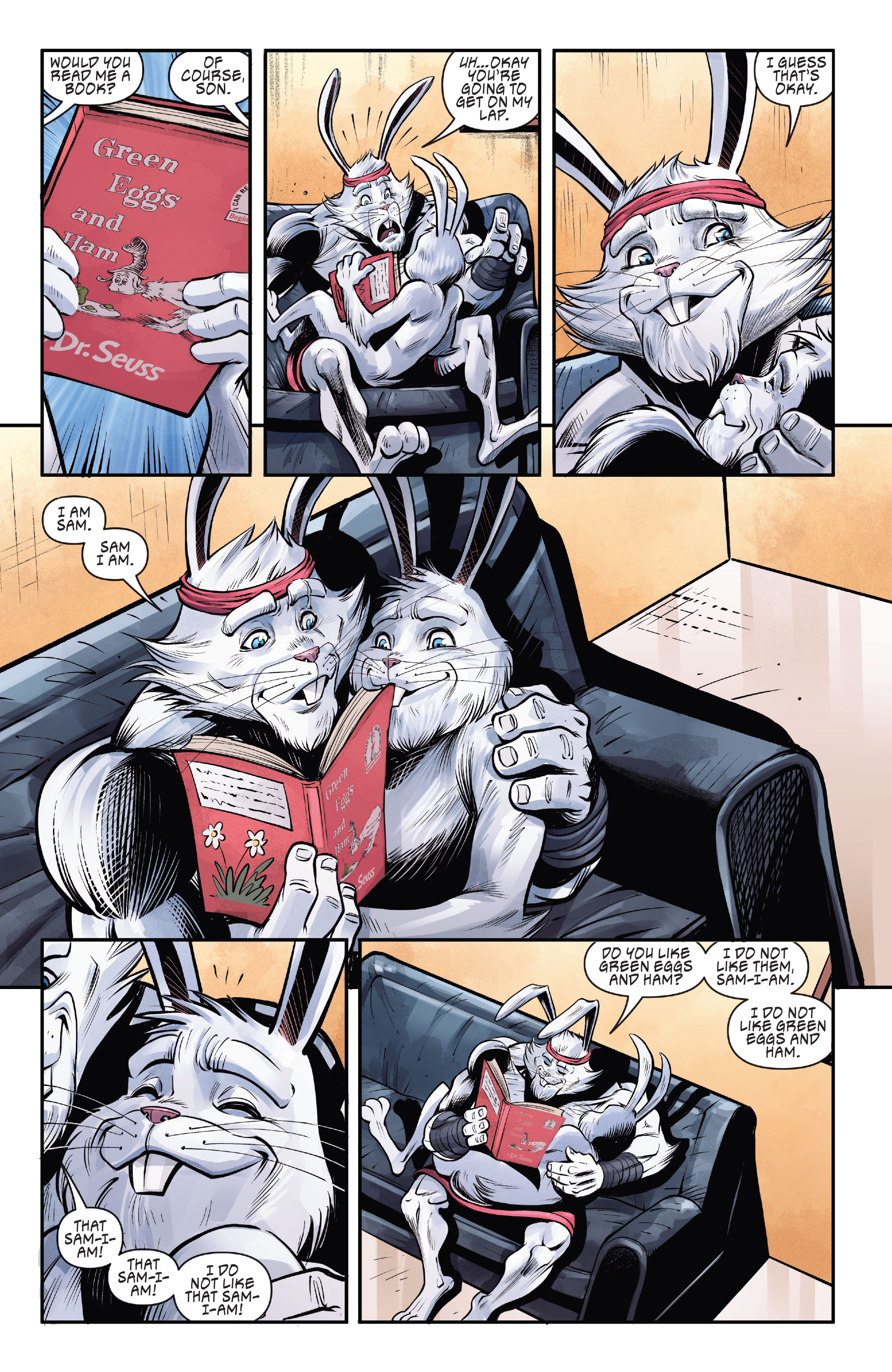 Read online Man Goat & the Bunnyman: Green Eggs & Blam comic -  Issue #2 - 25