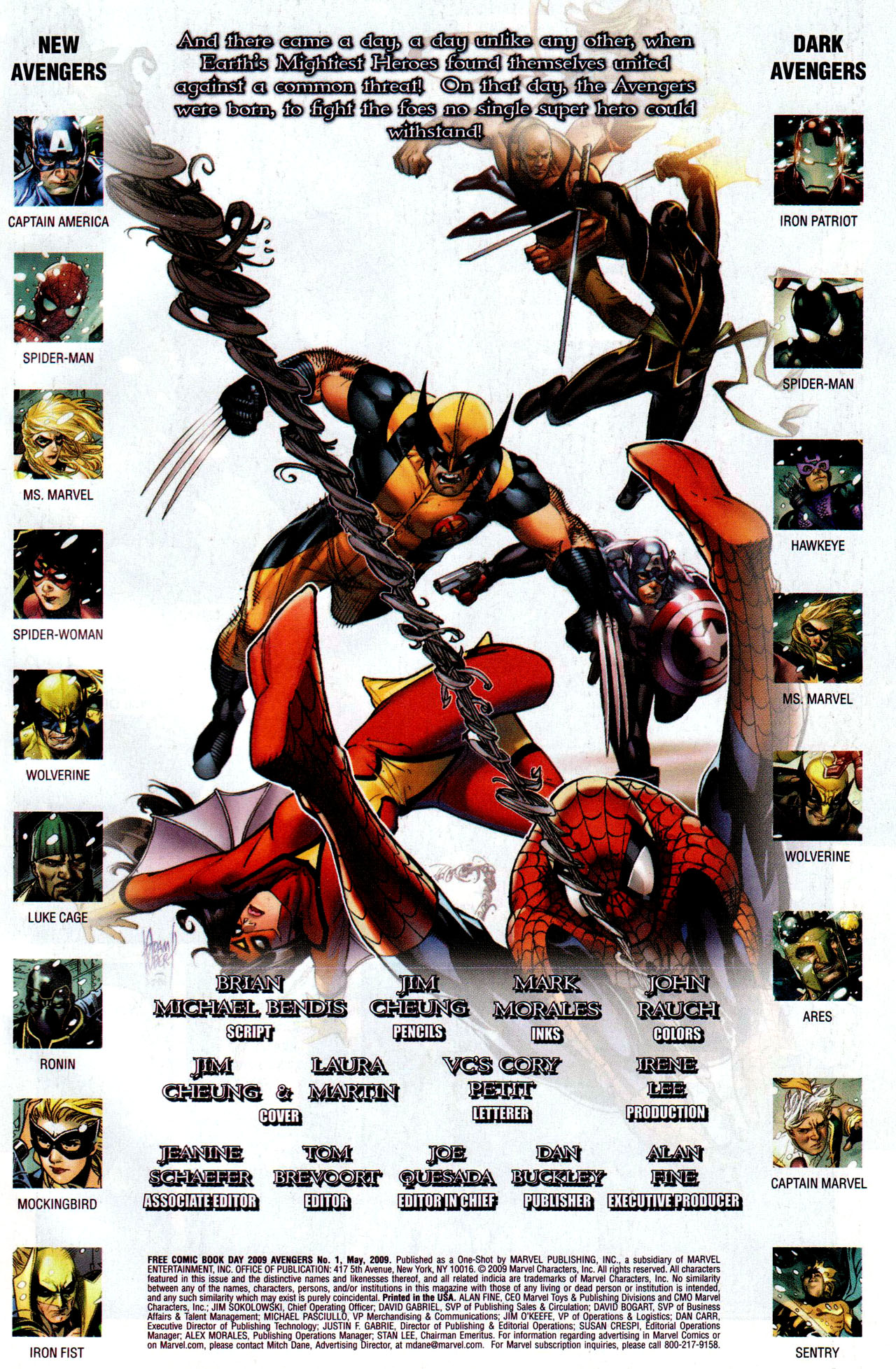 Read online Free Comic Book Day 2009 Avengers comic -  Issue # Full - 2