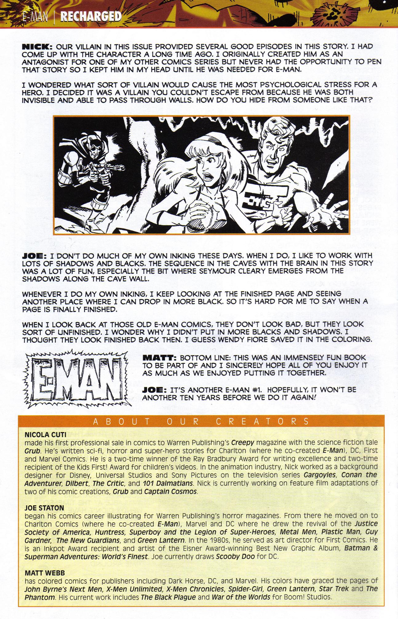 Read online E-Man: Recharged comic -  Issue # Full - 32