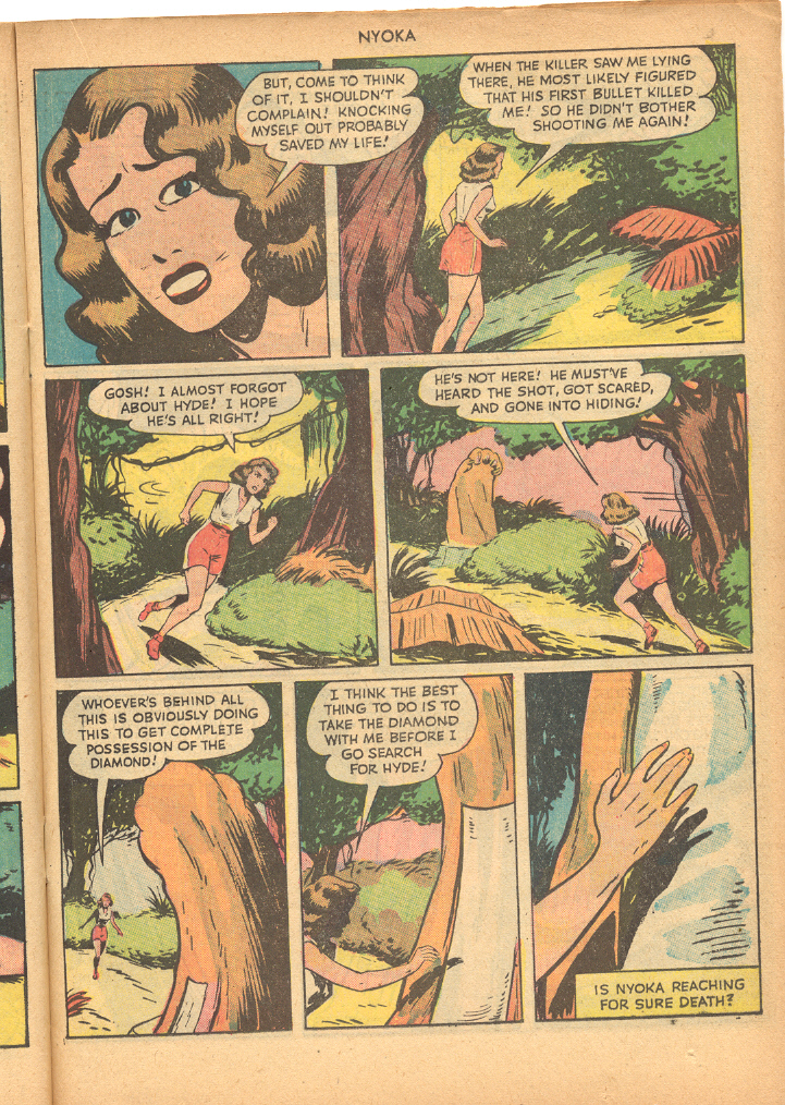 Read online Nyoka the Jungle Girl (1945) comic -  Issue #26 - 23