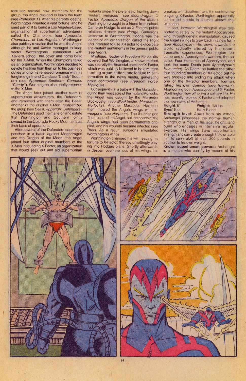 Read online The Official Handbook of the Marvel Universe: Update '89 comic -  Issue #1 - 17