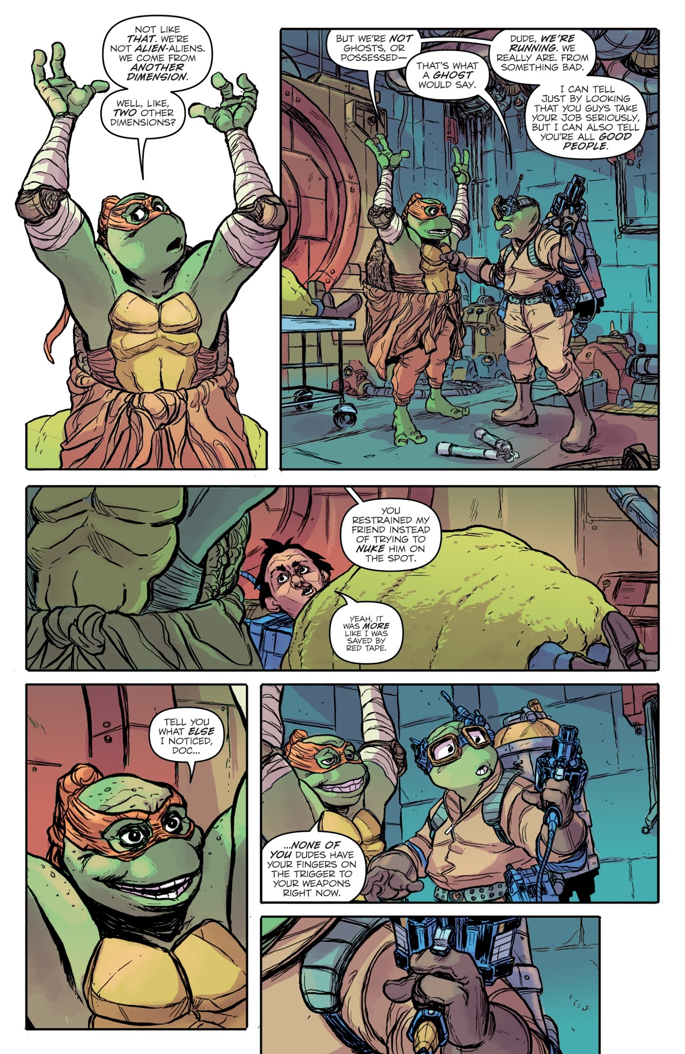 Read online Teenage Mutant Ninja Turtles/Ghostbusters 2 comic -  Issue #4 - 13