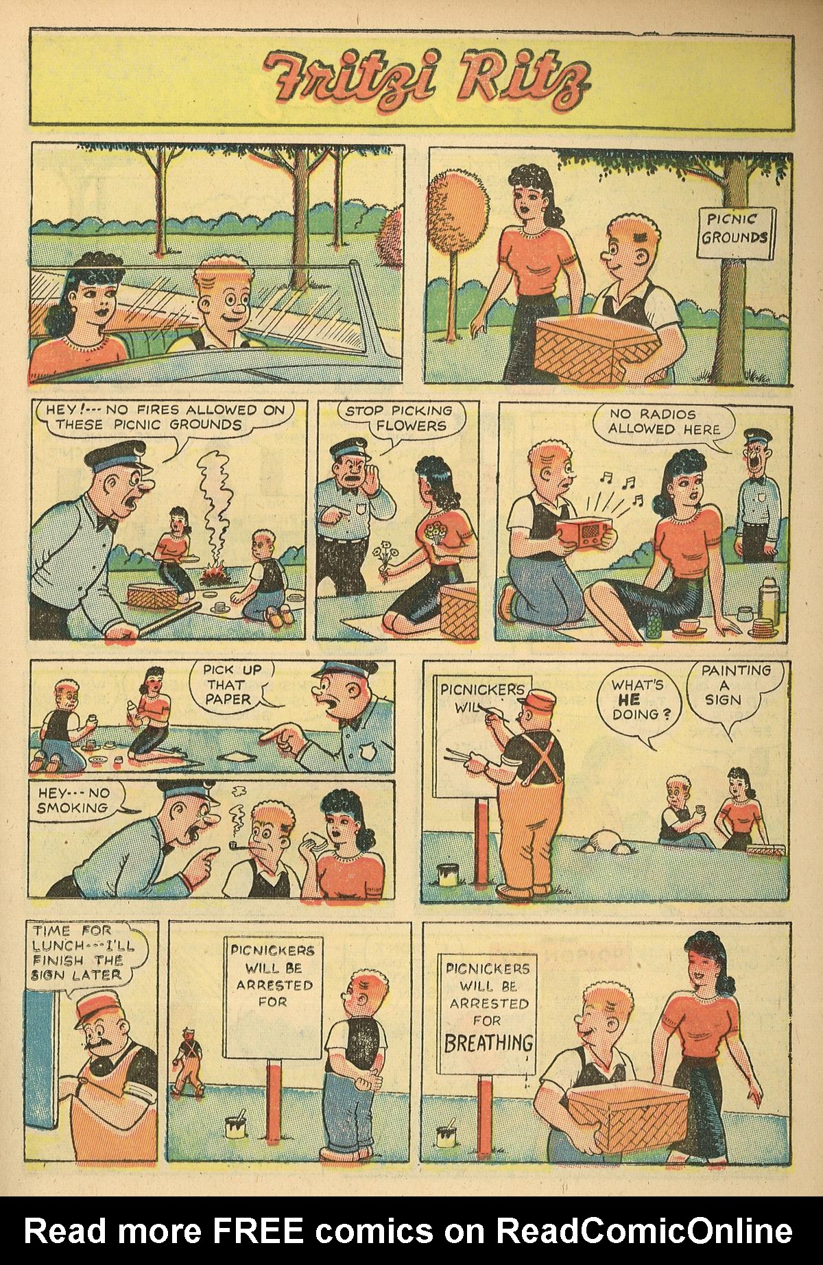 Read online Fritzi Ritz (1953) comic -  Issue #3 - 15