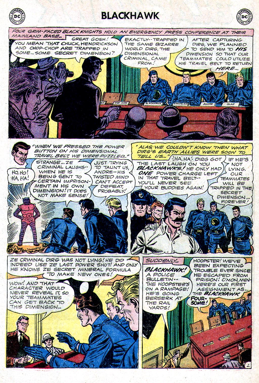 Blackhawk (1957) Issue #186 #79 - English 4