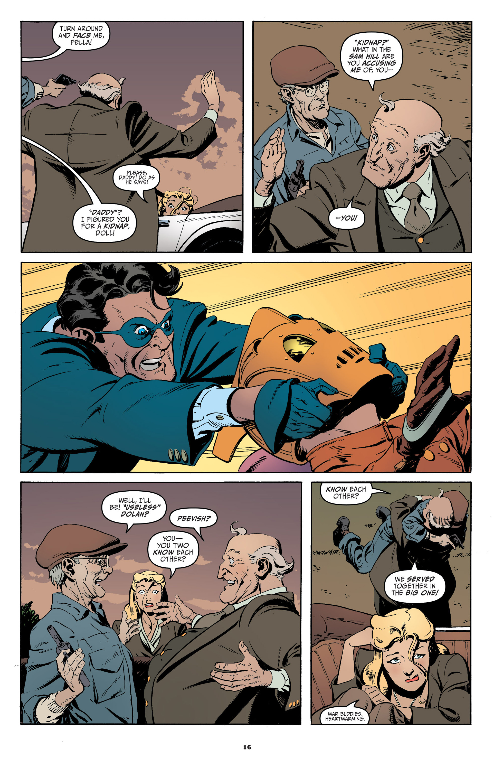 Read online The Rocketeer/The Spirit: Pulp Friction comic -  Issue #1 - 18