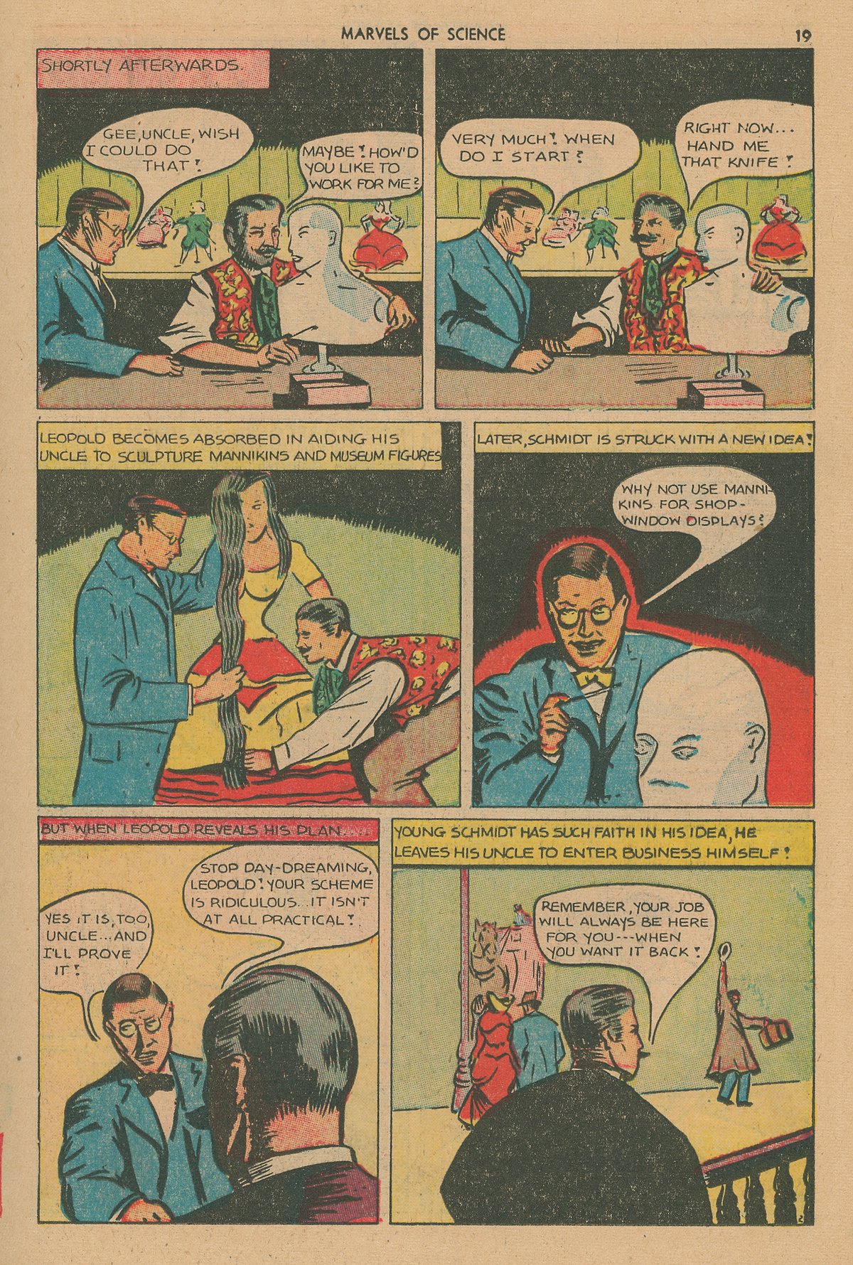 Read online Marvels Of Science comic -  Issue #4 - 21