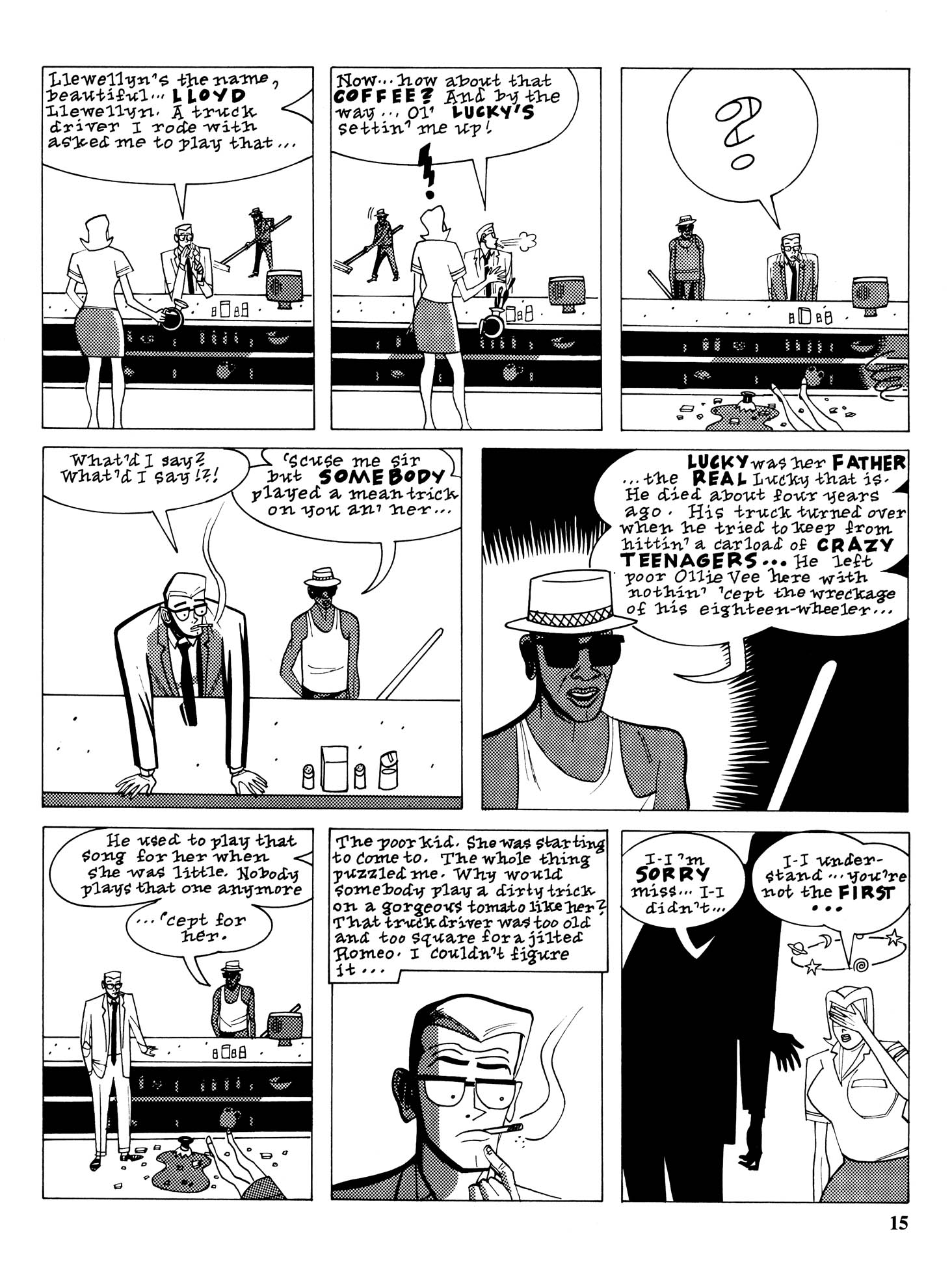 Read online Lloyd Llewellyn comic -  Issue #1 - 17