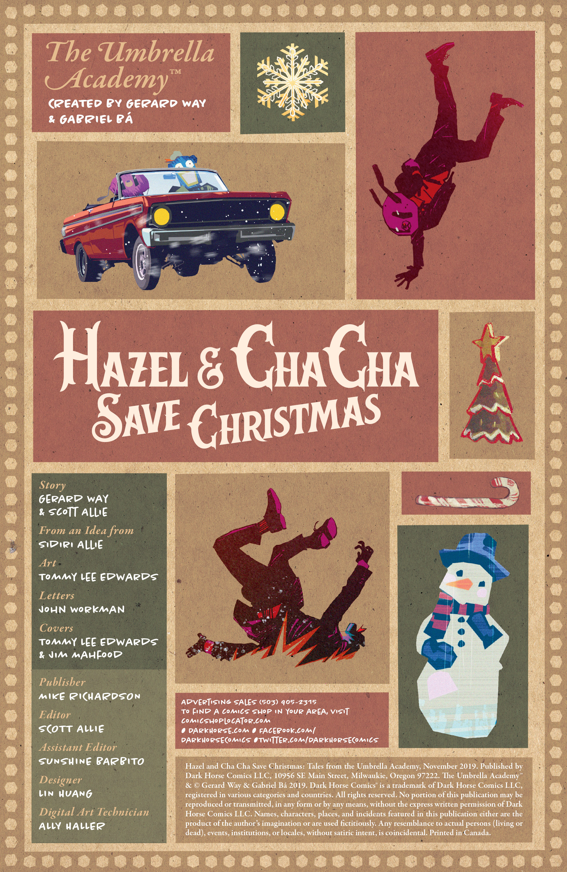 Read online Hazel and Cha Cha Save Christmas: Tales from the Umbrella Academy comic -  Issue # Full - 2