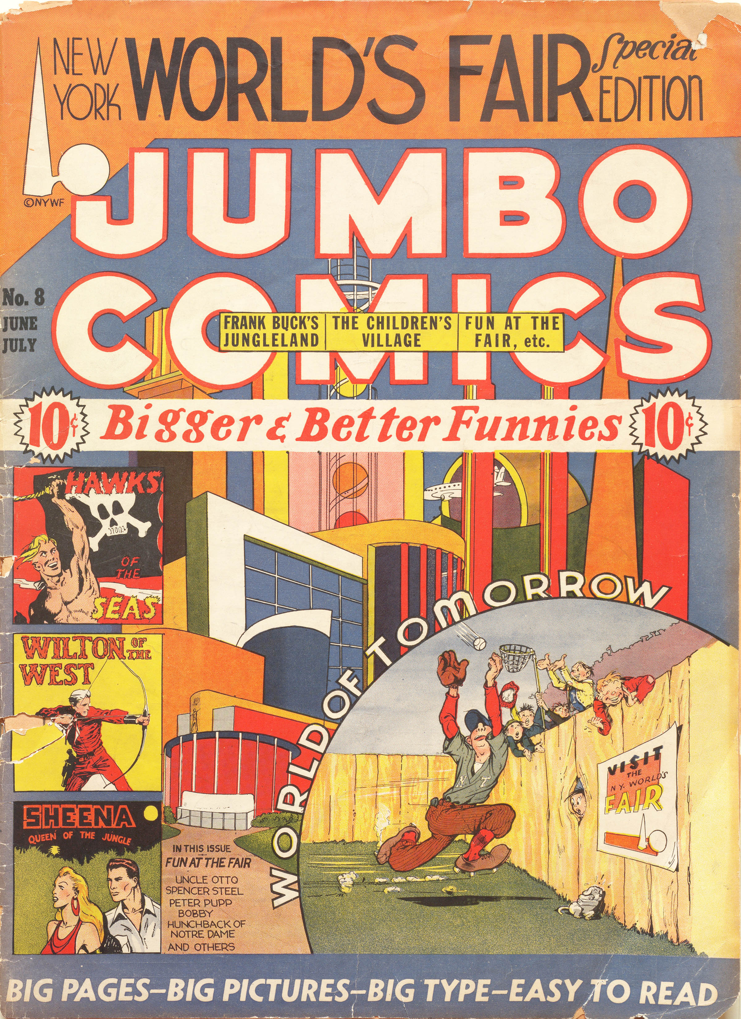 Read online Jumbo Comics comic -  Issue #8 - 1