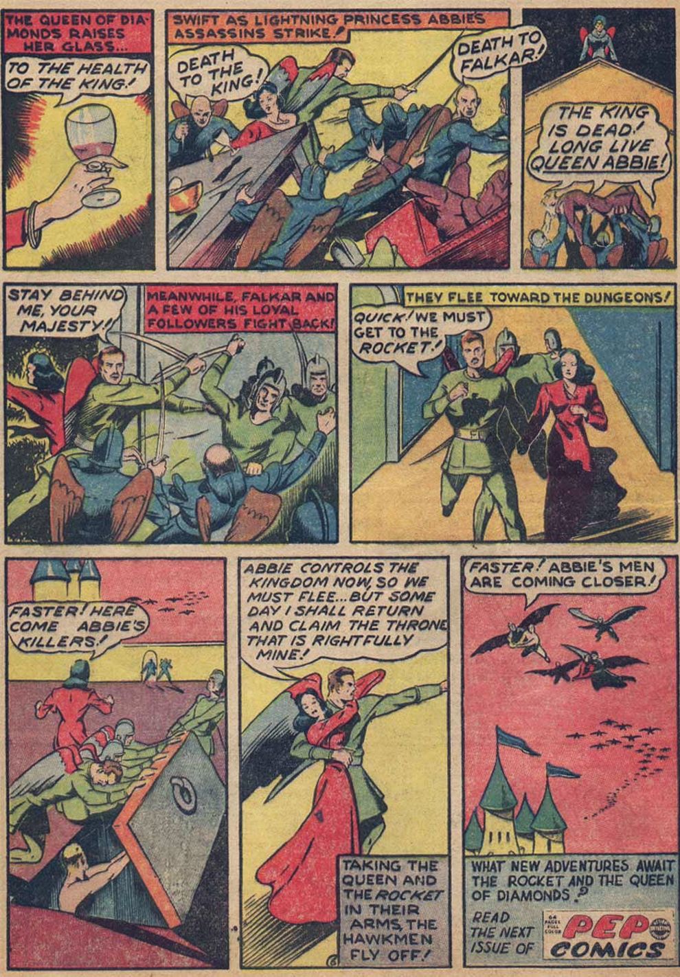 Read online Pep Comics comic -  Issue #6 - 54