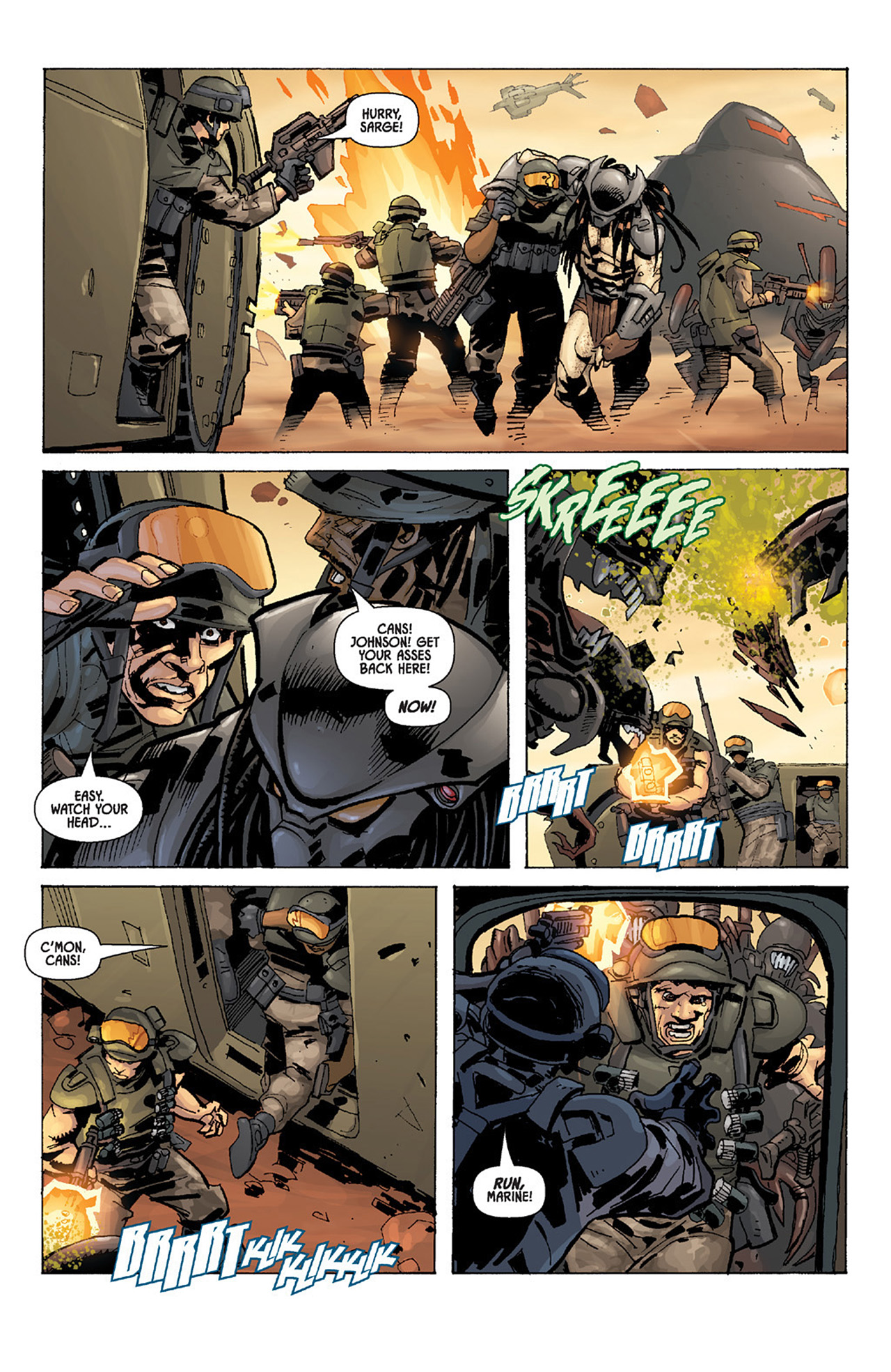 Read online Aliens vs. Predator: Three World War comic -  Issue #4 - 12