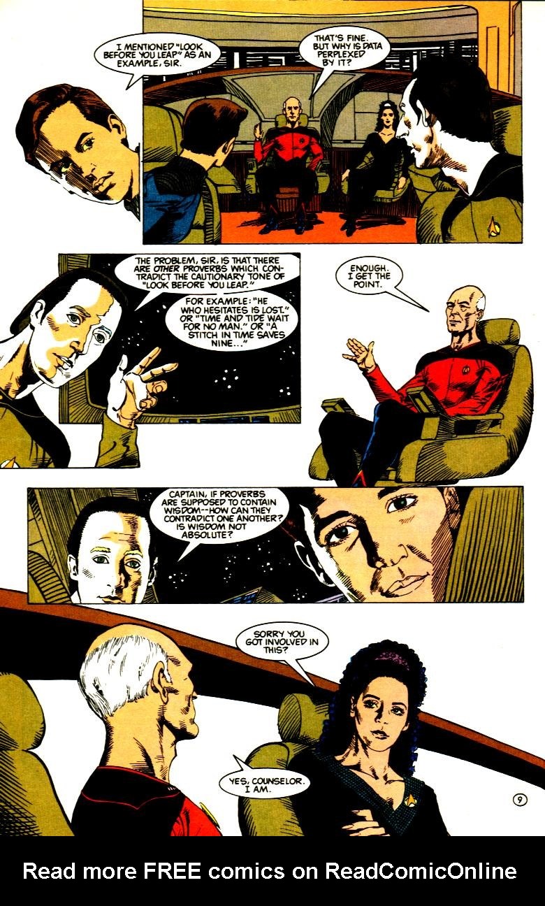 Read online Star Trek: The Next Generation (1989) comic -  Issue #3 - 10