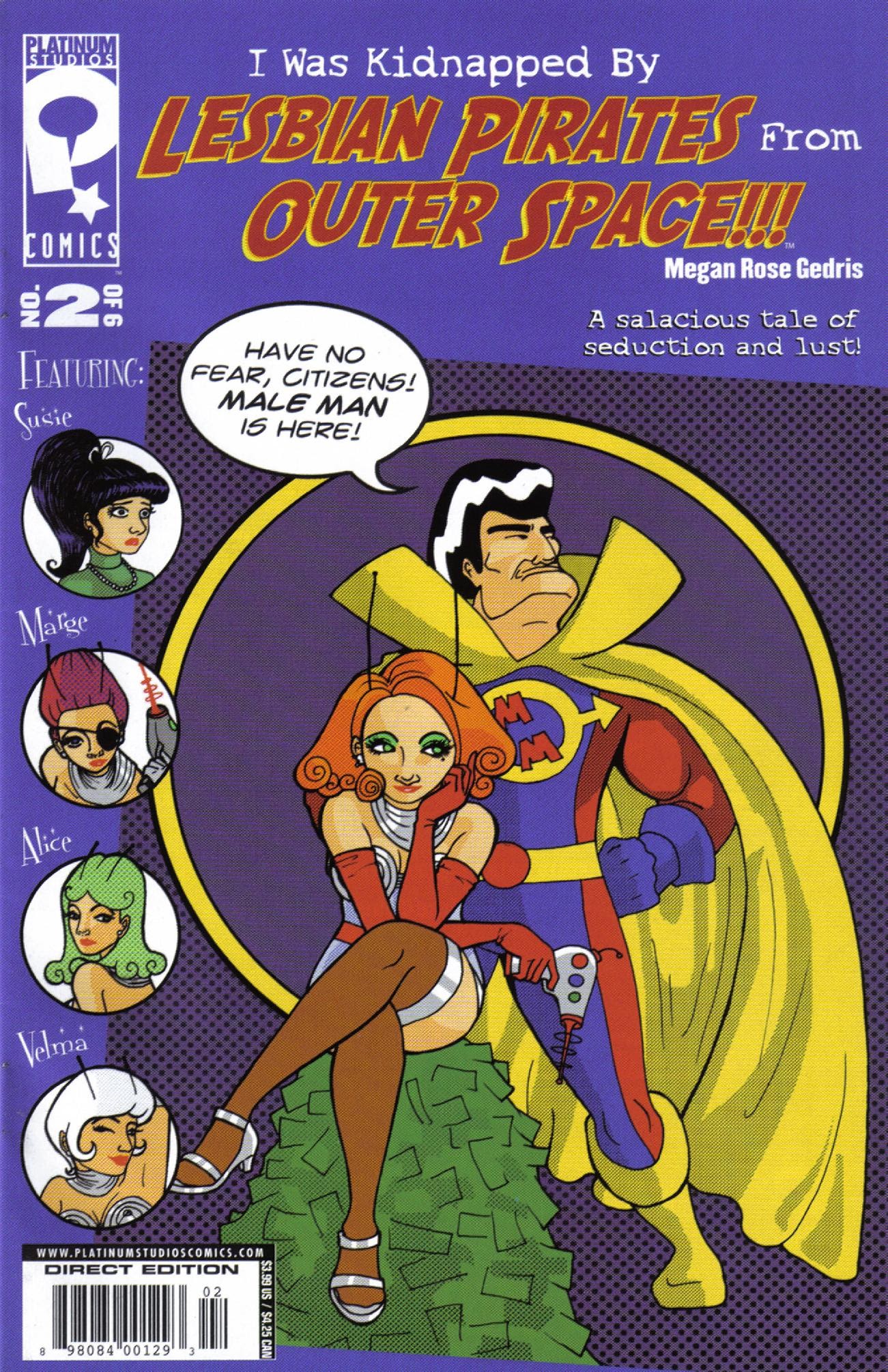 Read online I Was Kidnapped By Lesbian Pirates From Outer Space comic -  Issue #2 - 1